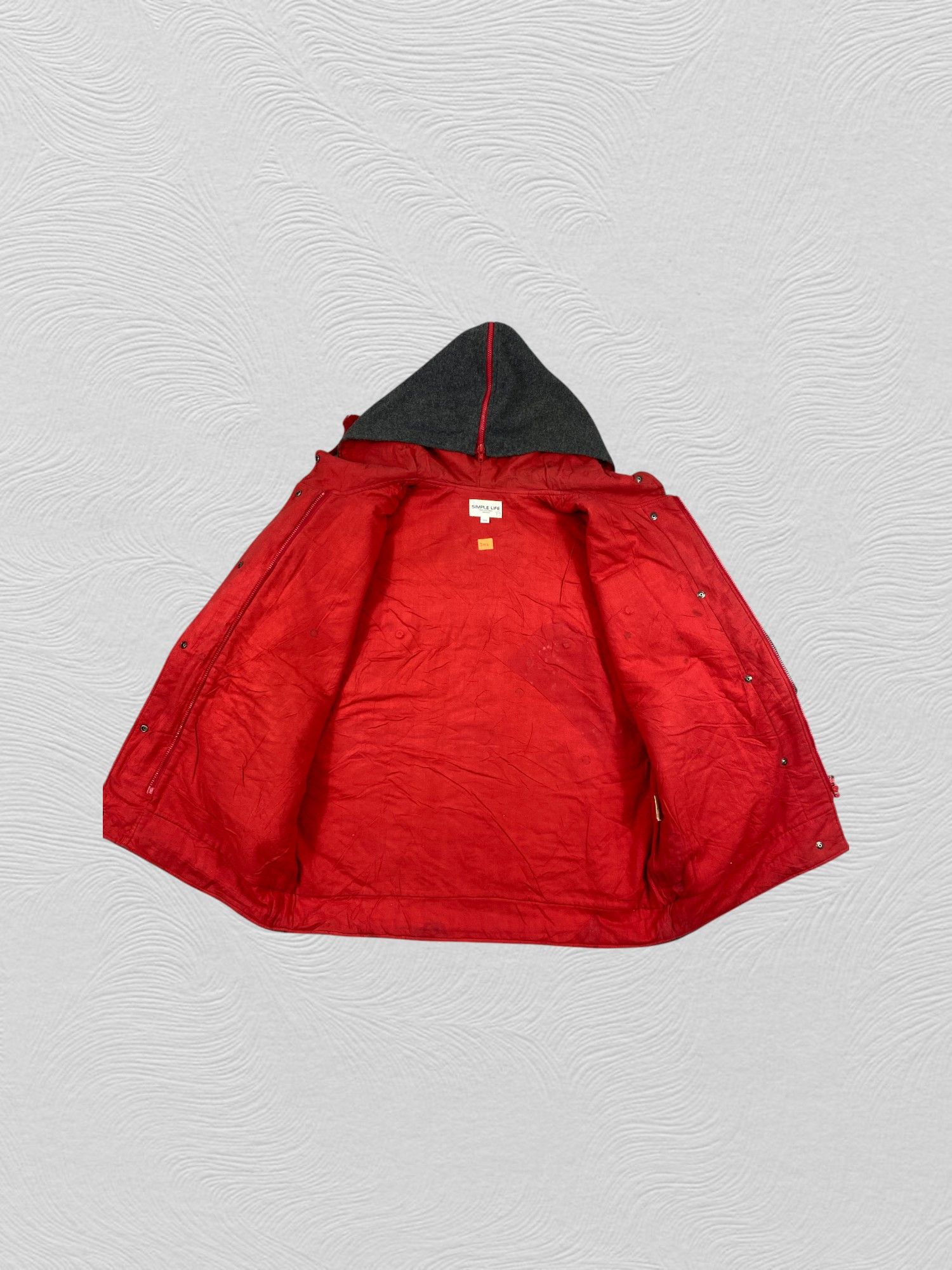 Japanese Brand Japanese Brand Simple Life 4 Pocket Hoodie Wool Jacket -J192 Size US M / EU 48-50 / 2 - 3 Thumbnail