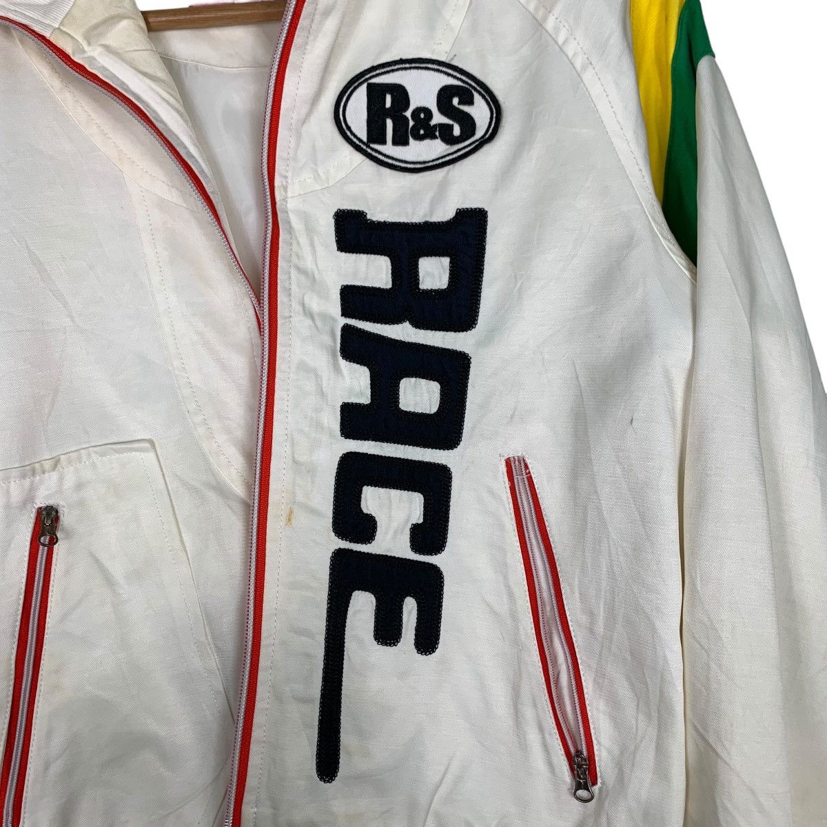 Japanese Brand R&S RACE BIG LOGO ZIPPER JACKET #0079-C5 Size US S / EU 44-46 / 1 - 17 Thumbnail
