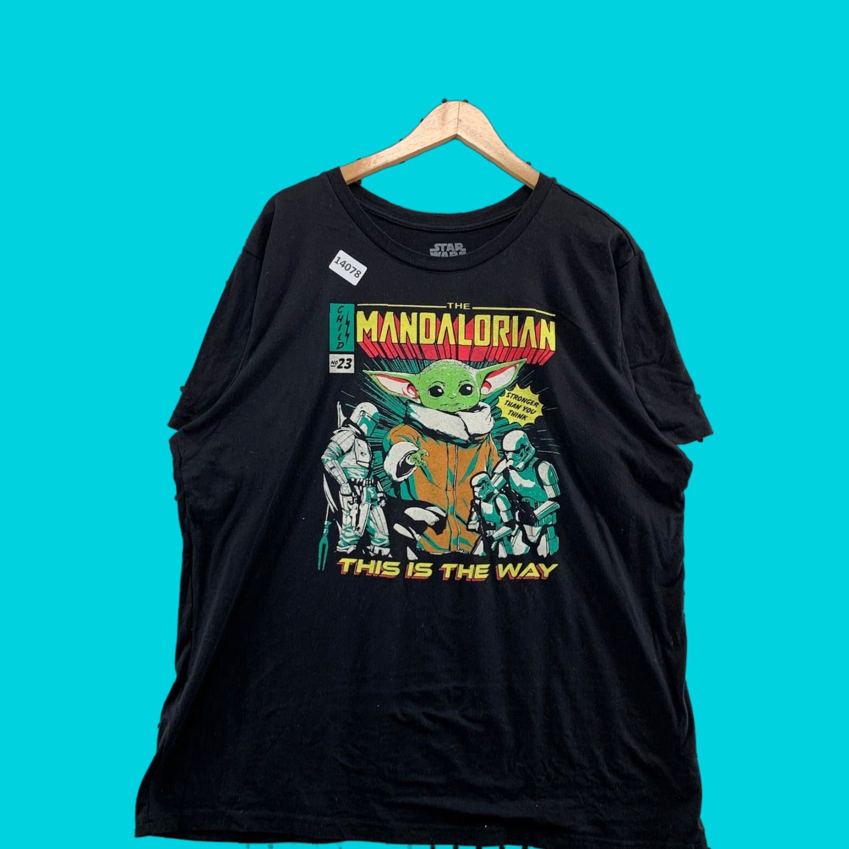 Star Wars Star Wars The Mandalorian "This Is The Way" Men Black Short Sleeve 3XL XXXL Size US 39 - 1 Thumbnail