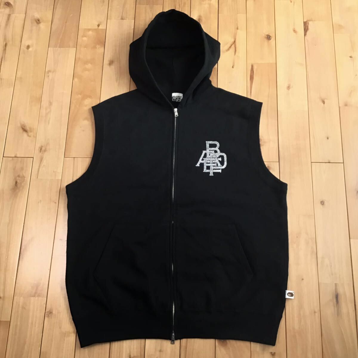 Bape × Nigo × Swarovski BAPE Swarovski sweat zip hoodie vest a bathing ape NIGO Size US XL / EU 56 / 4 - 2 Thumbnail