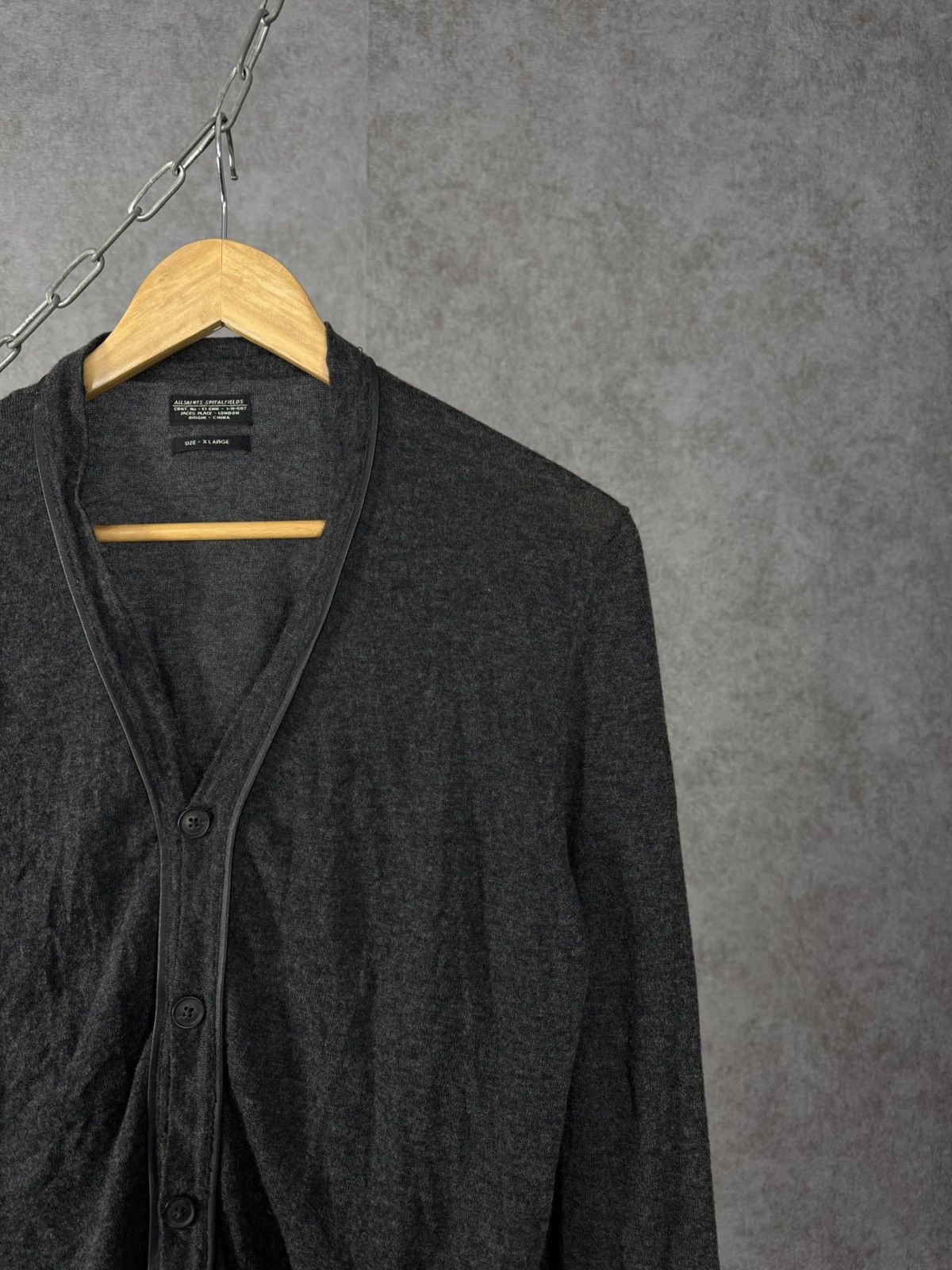 Allsaints Allsaints vintage wool cardigan Size US XL / EU 56 / 4 - 2 Thumbnail