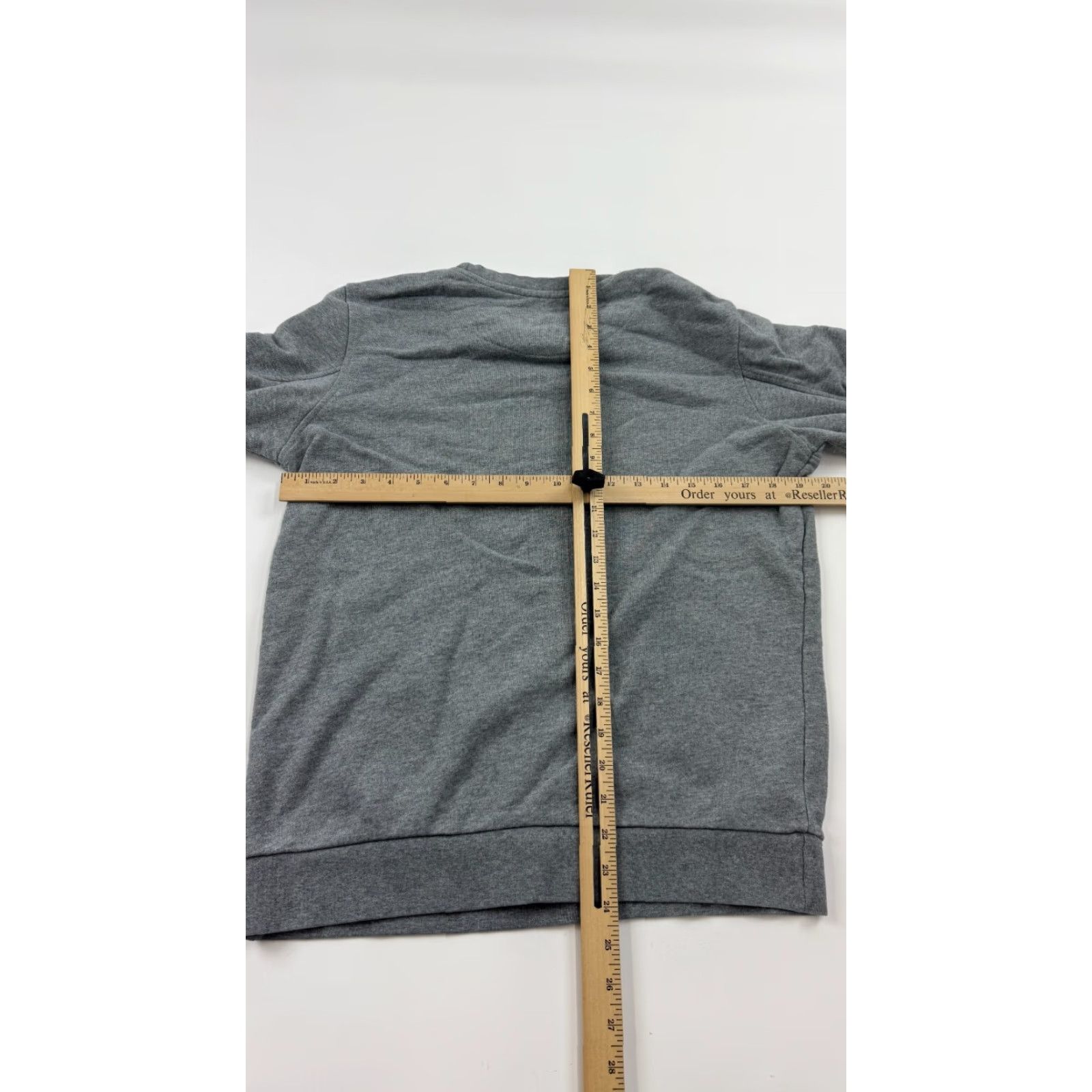Vintage Gasoline Mens Small Gray Graphic Print Sweatshirt Crew Neck Long Sleeve Ribbed Hem Pullover Size US S / EU 44-46 / 1 - 6 Thumbnail