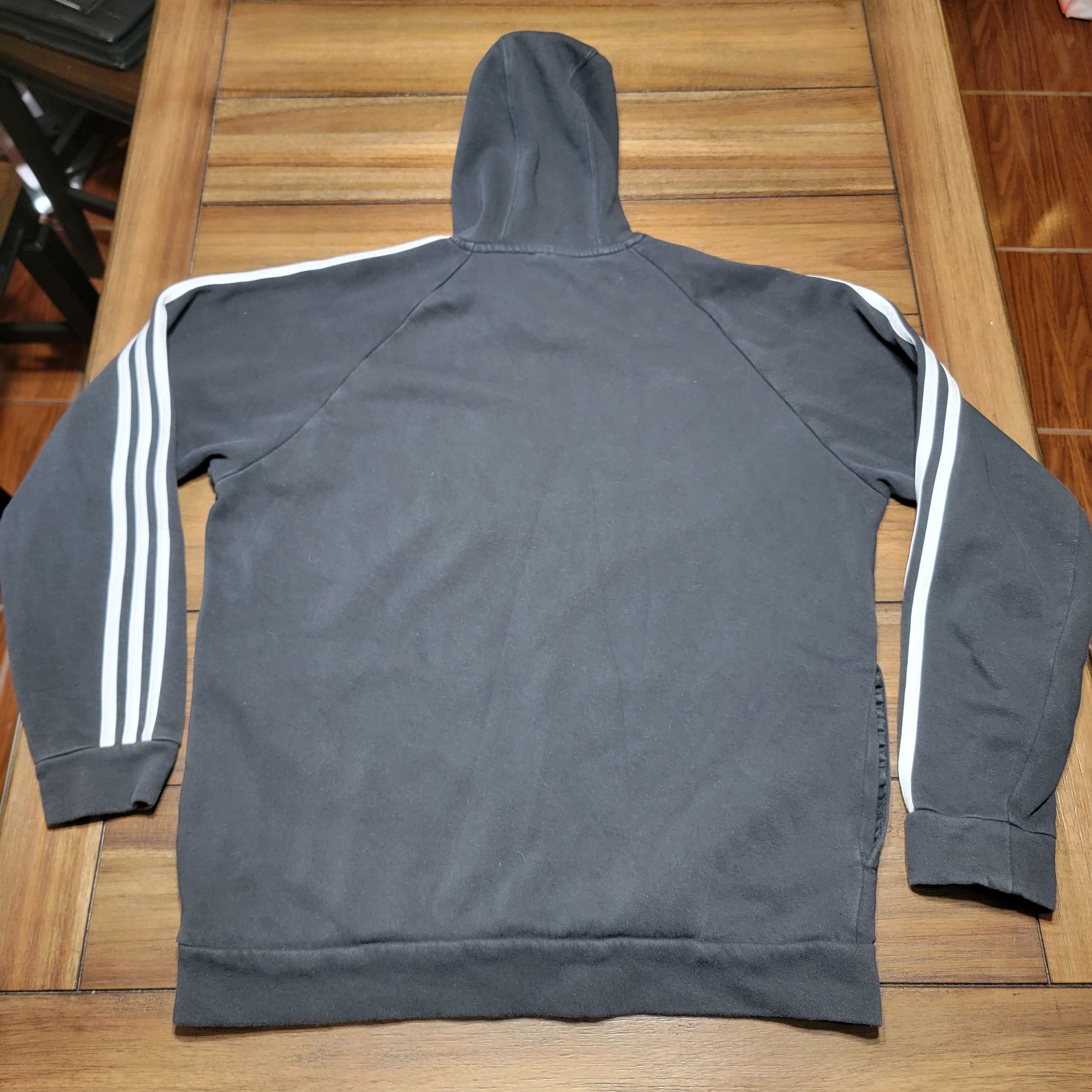 Adidas Adidas LS Pullover Unisex Hoodie Classic Stripes - Large Size US L / EU 52-54 / 3 - 3 Thumbnail