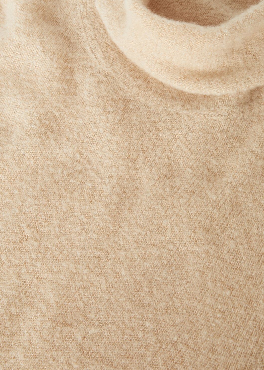 Loro Piana o1w1db10825 FAO4506 Cocooning Turtleneck Sweater in Beige Size XS / US 0-2 / IT 36-38 - 7 Thumbnail