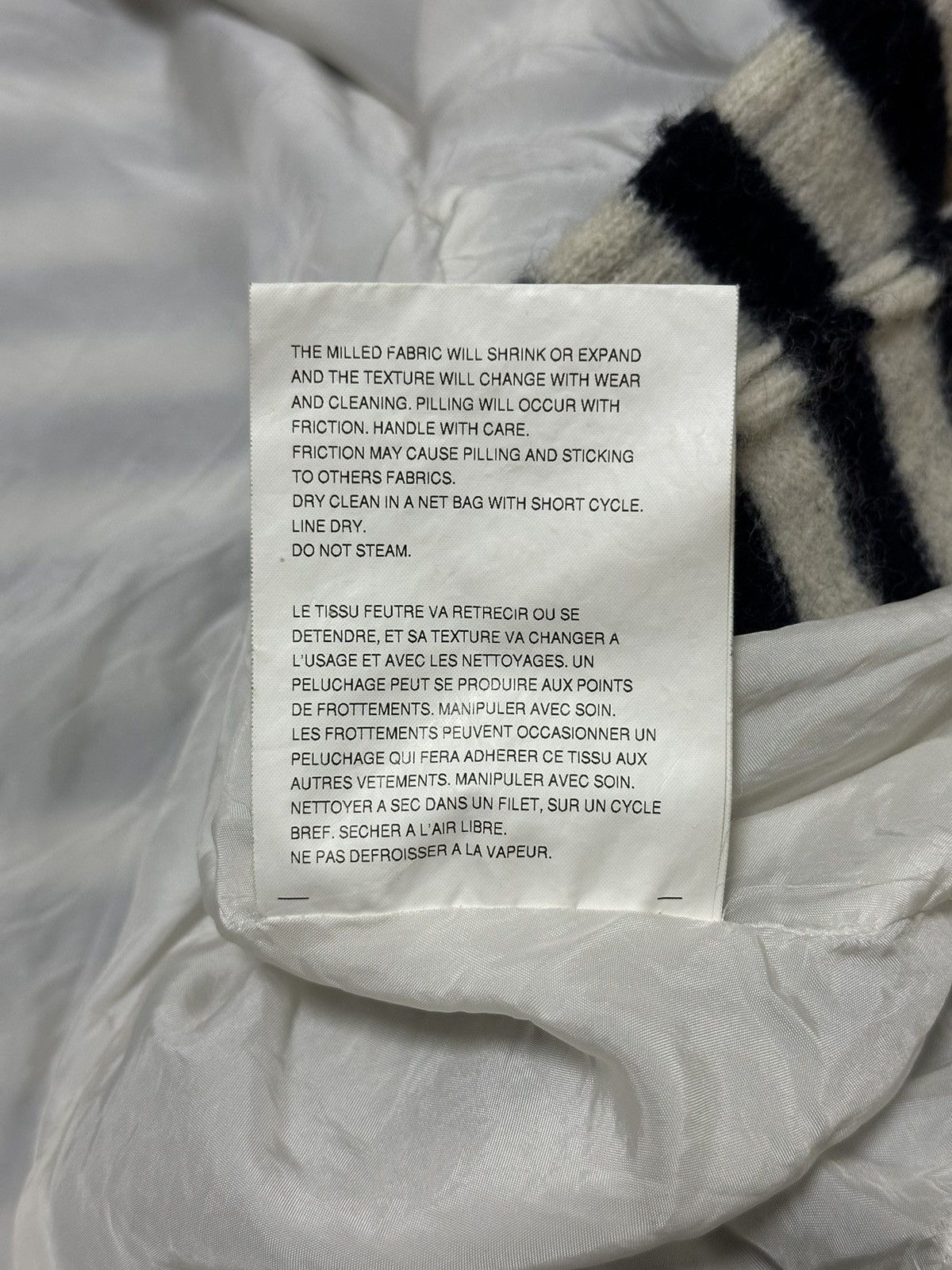 Junya Watanabe JUNYA WATANABE F/W 2003 Striped Button Up Blazer Jacket Size S / US 4 / IT 40 - 9 Thumbnail
