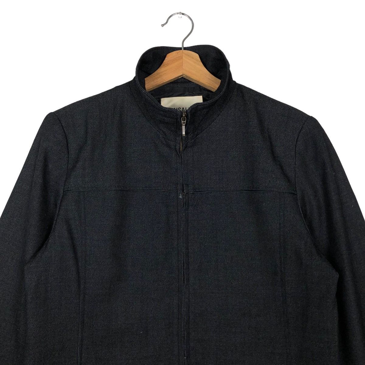 Issey Miyake 🔥Rich Black Zipper Jacket Kansai Bis Issey Miyake Size US M / EU 48-50 / 2 - 3 Thumbnail