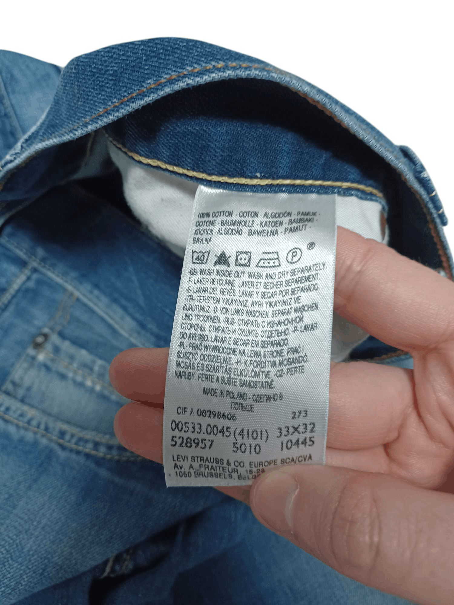 Levi's Vintage Clothing LEVIS 533 LOOSE VINTAGE JEANS DENIM 90S 00S W33 L32 Size US 33 - 8 Thumbnail