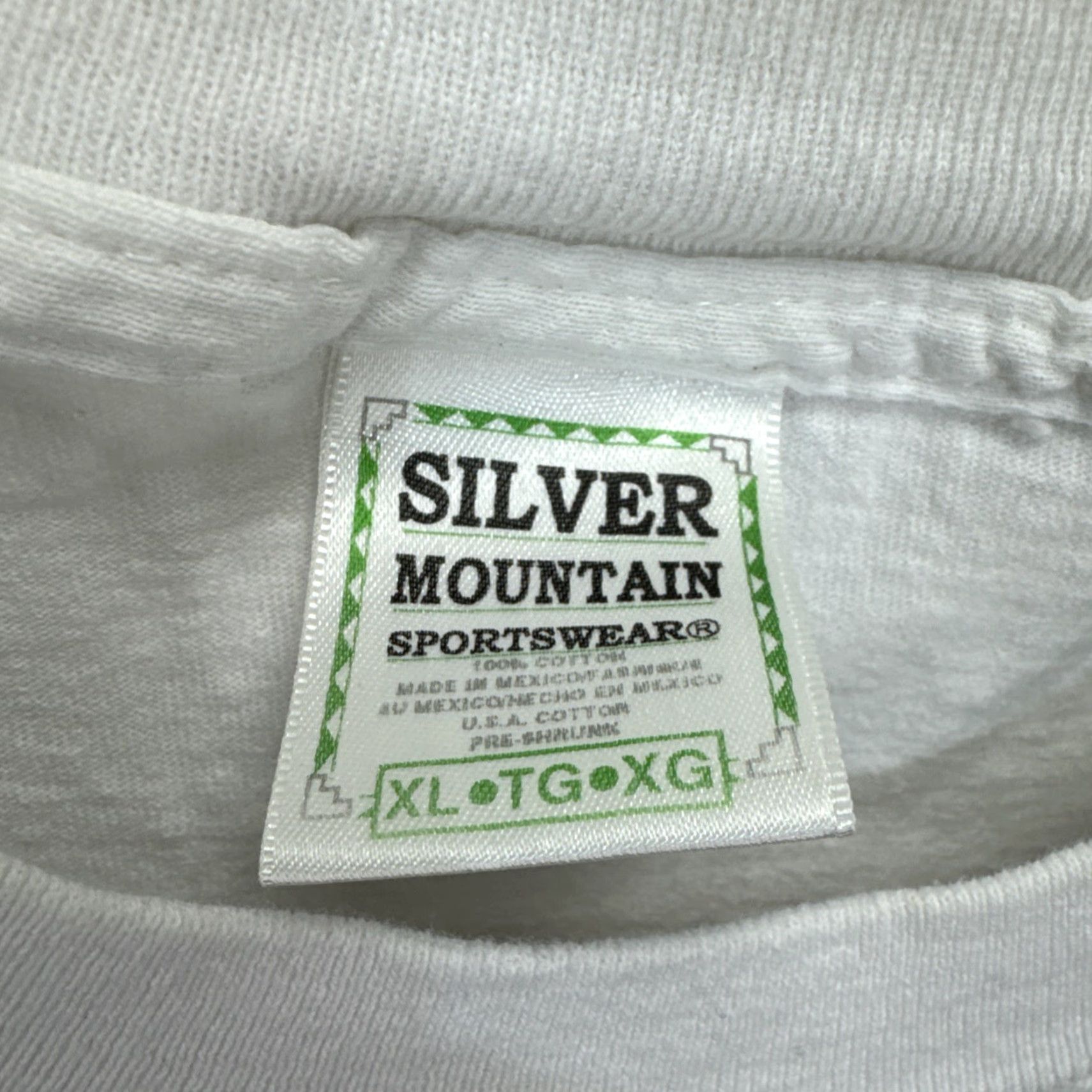 Vintage VINTAGE shoebox T-Shirt Men XL White 90s Funny Art Graphic Print Crew Neck Short Sleeve Logo Easy Care Machine Washable Size US XL / EU 56 / 4 - 3 Thumbnail