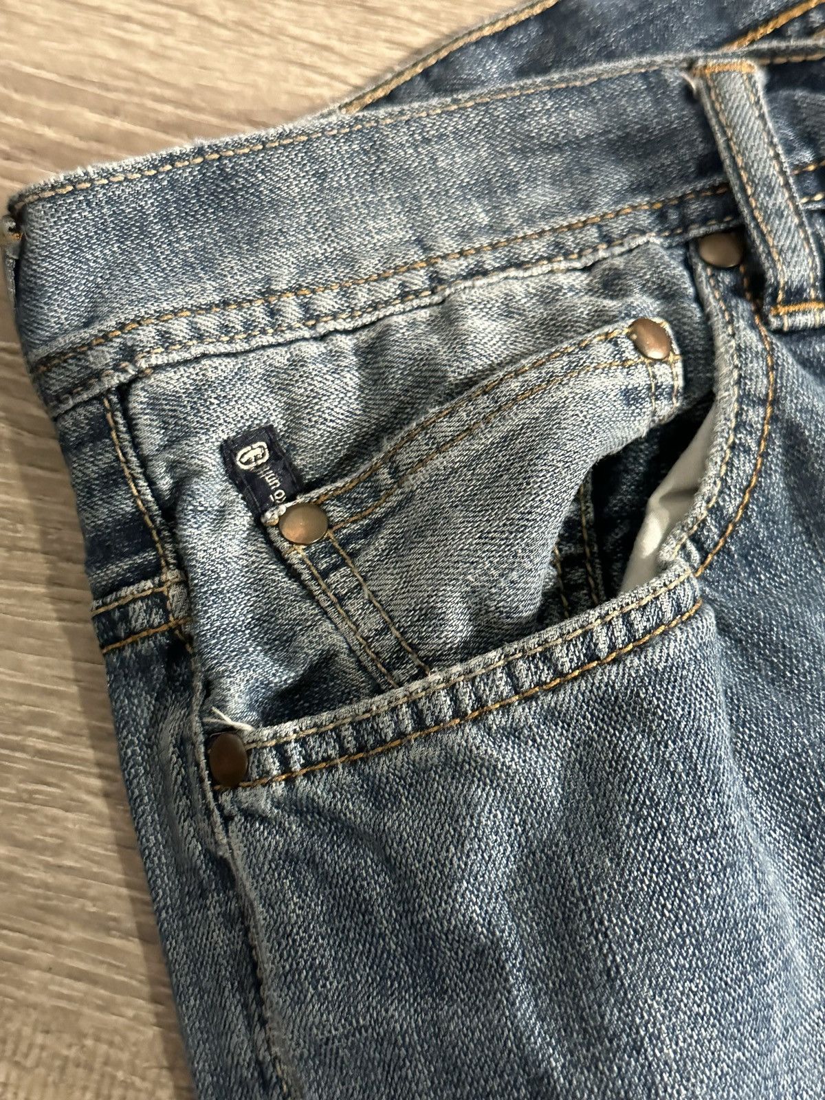 Ecko Unltd. RARE Ecko Unltd Jeans Baggy Fit Blue Wide Leg Skater 36 JNCO Size US 36 / EU 52 - 3 Thumbnail