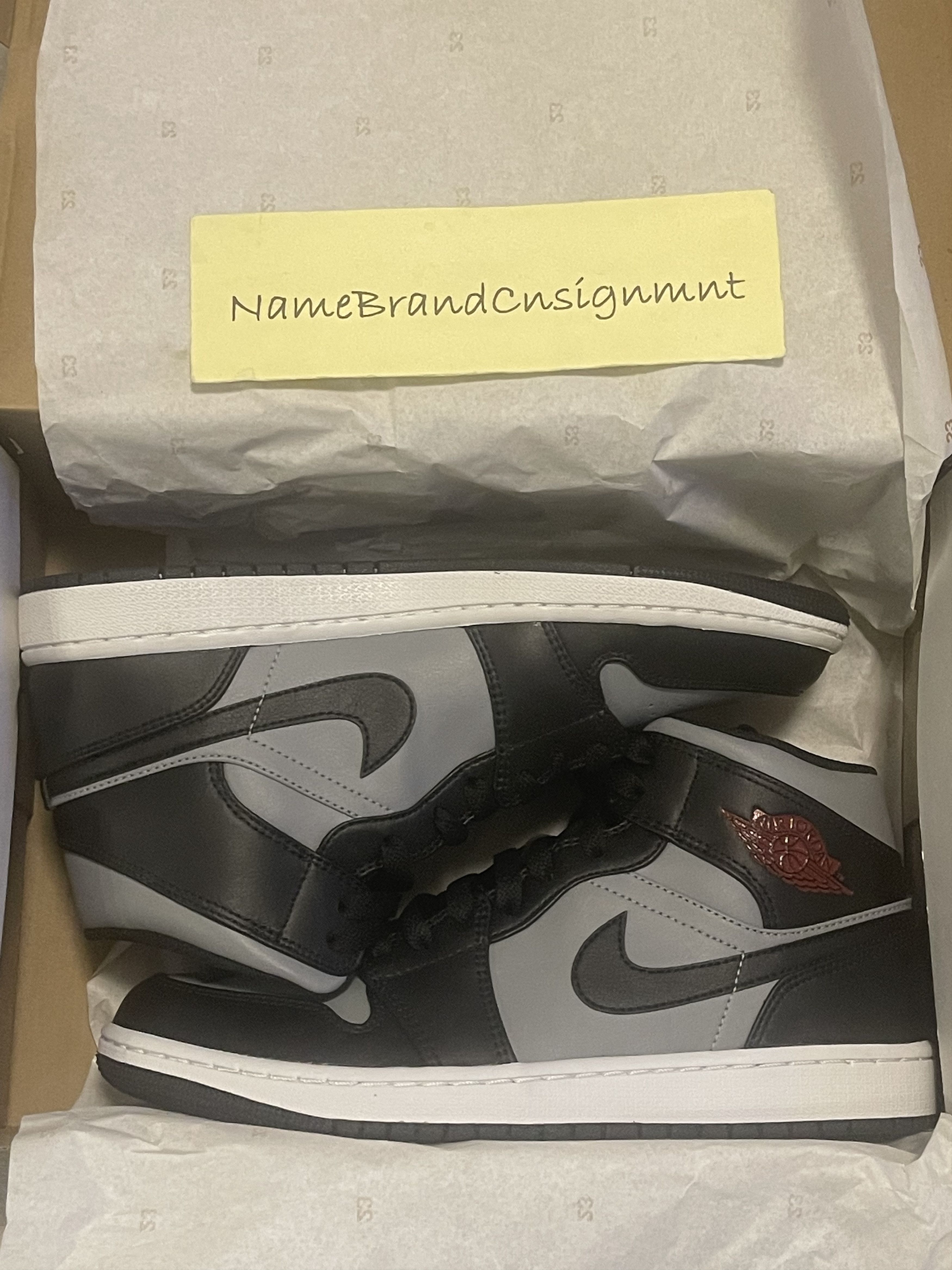 Jordan Brand Air Jordan 1 Mid “ Shadow Red “ Size US 9.5 / EU 42-43 - 4 Thumbnail