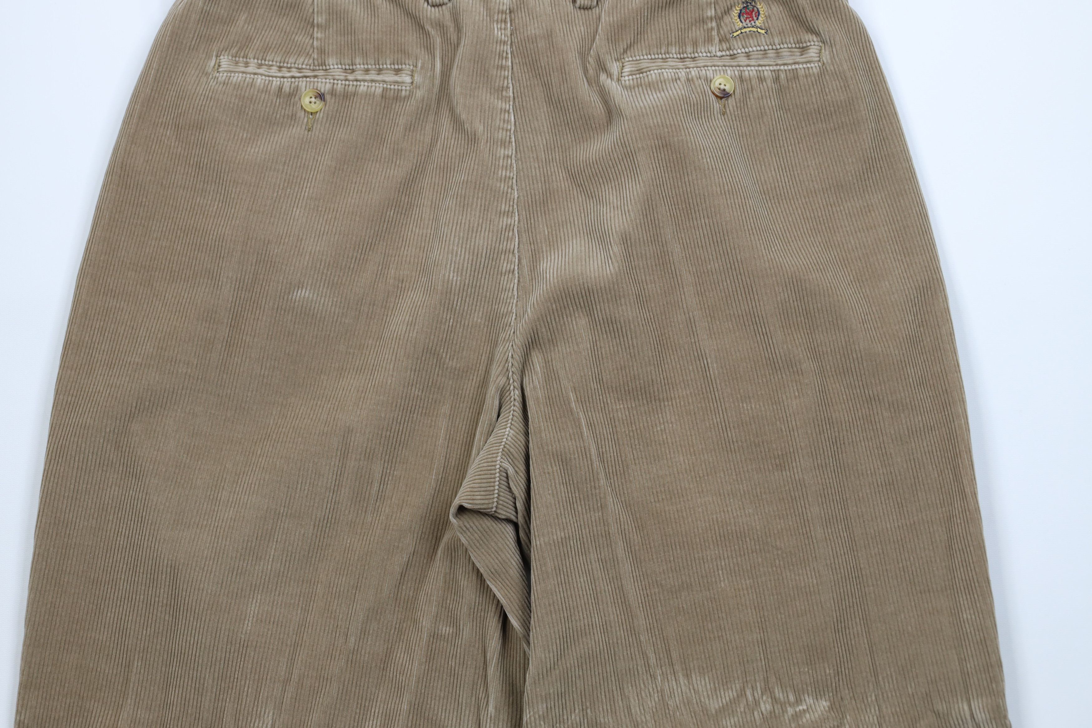 Tommy Hilfiger Vintage 90s Tommy Hilfiger Wide Leg Corduroy Chino Pants Size US 34 / EU 50 - 10 Thumbnail