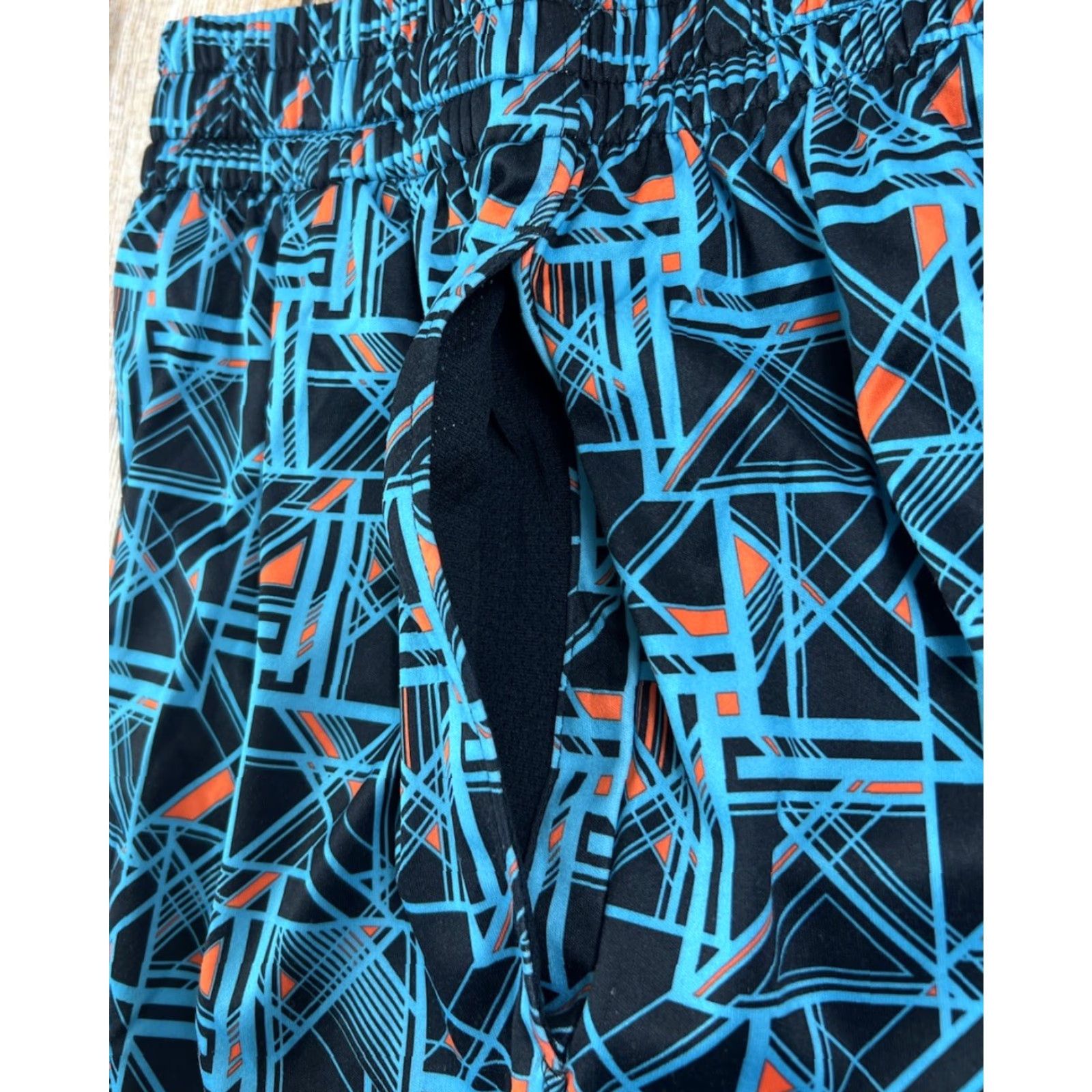 Under Armour Mens Under Armour Athletic Shorts Geometric Print Blue Orange Size S Short Regular Men Size US 29 - 5 Thumbnail