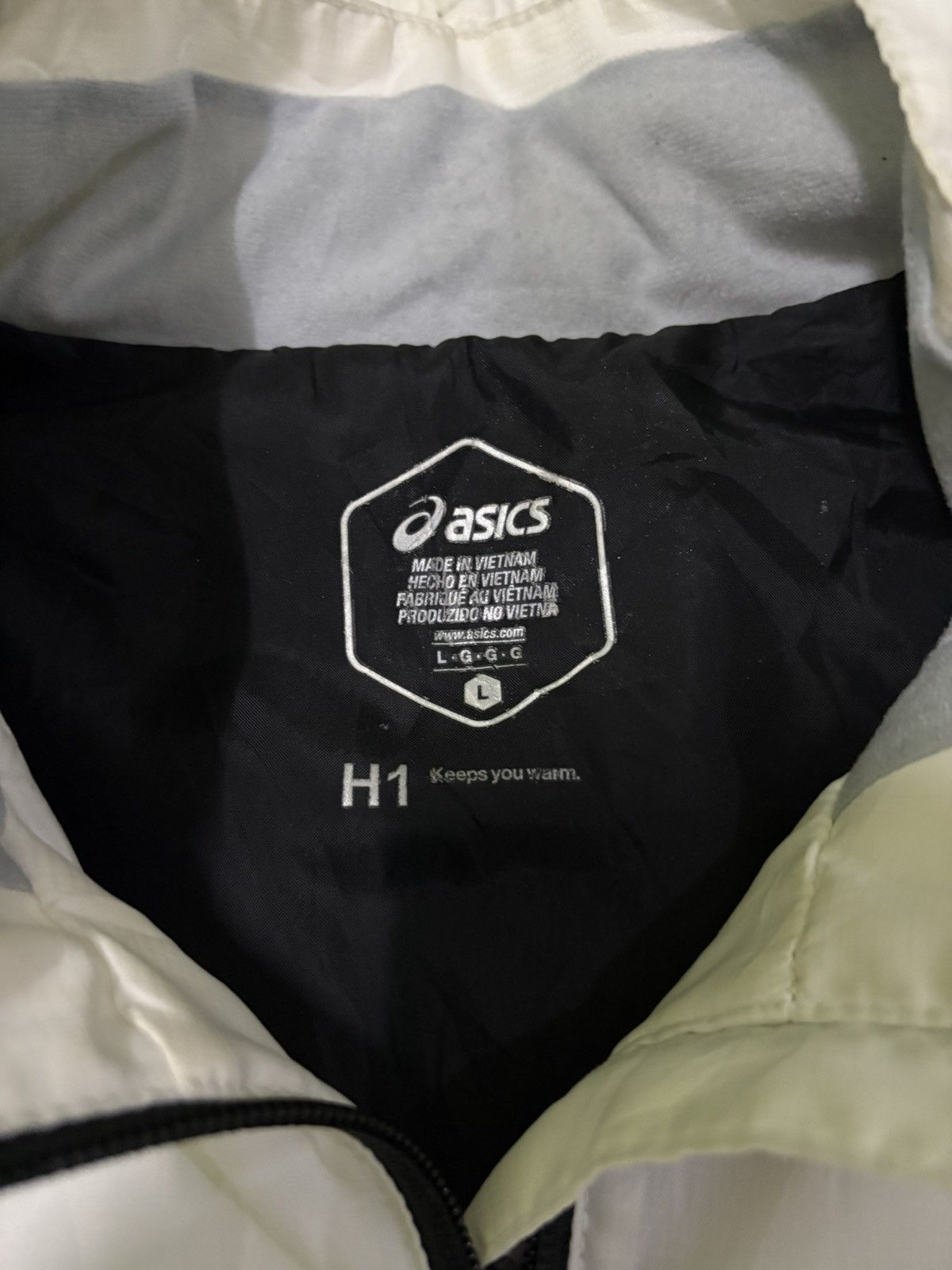 Asics Asics Windbreaker Zipper Light Jacket Streetwear Size US L / EU 52-54 / 3 - 13 Thumbnail