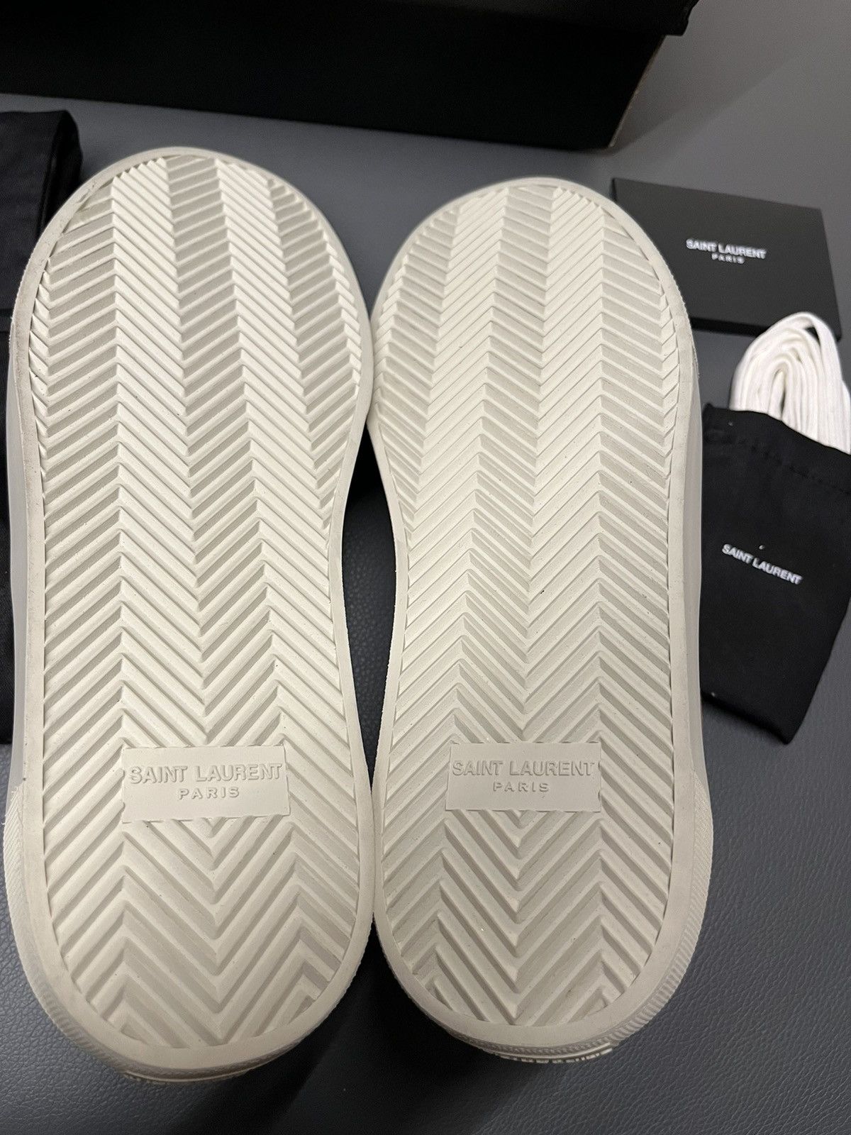 Saint Laurent Paris Rare New Super Runway Saint Laurent Suede Leather Sneaker Size US 8 / EU 41 - 9 Thumbnail