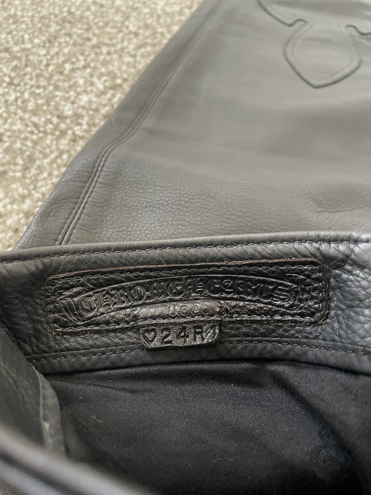 Chrome Hearts Chrome Hearts Leather Le Fleur Pants Size 24" / US 00 / IT 34 - 7 Thumbnail
