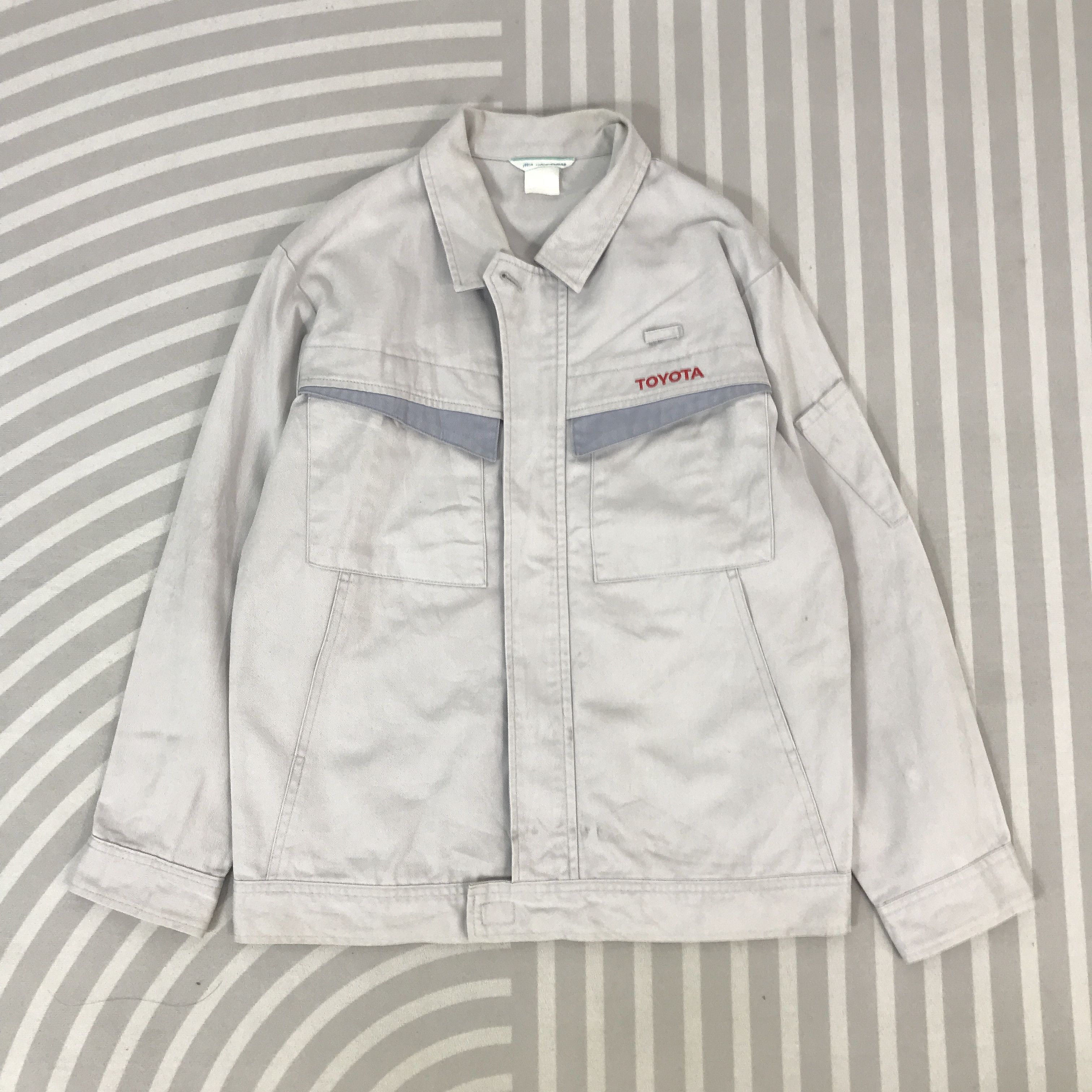 Japanese Brand × Vintage Vintage Toyota Racing Japan uniform working Jacket Size US M / EU 48-50 / 2 - 1 Thumbnail