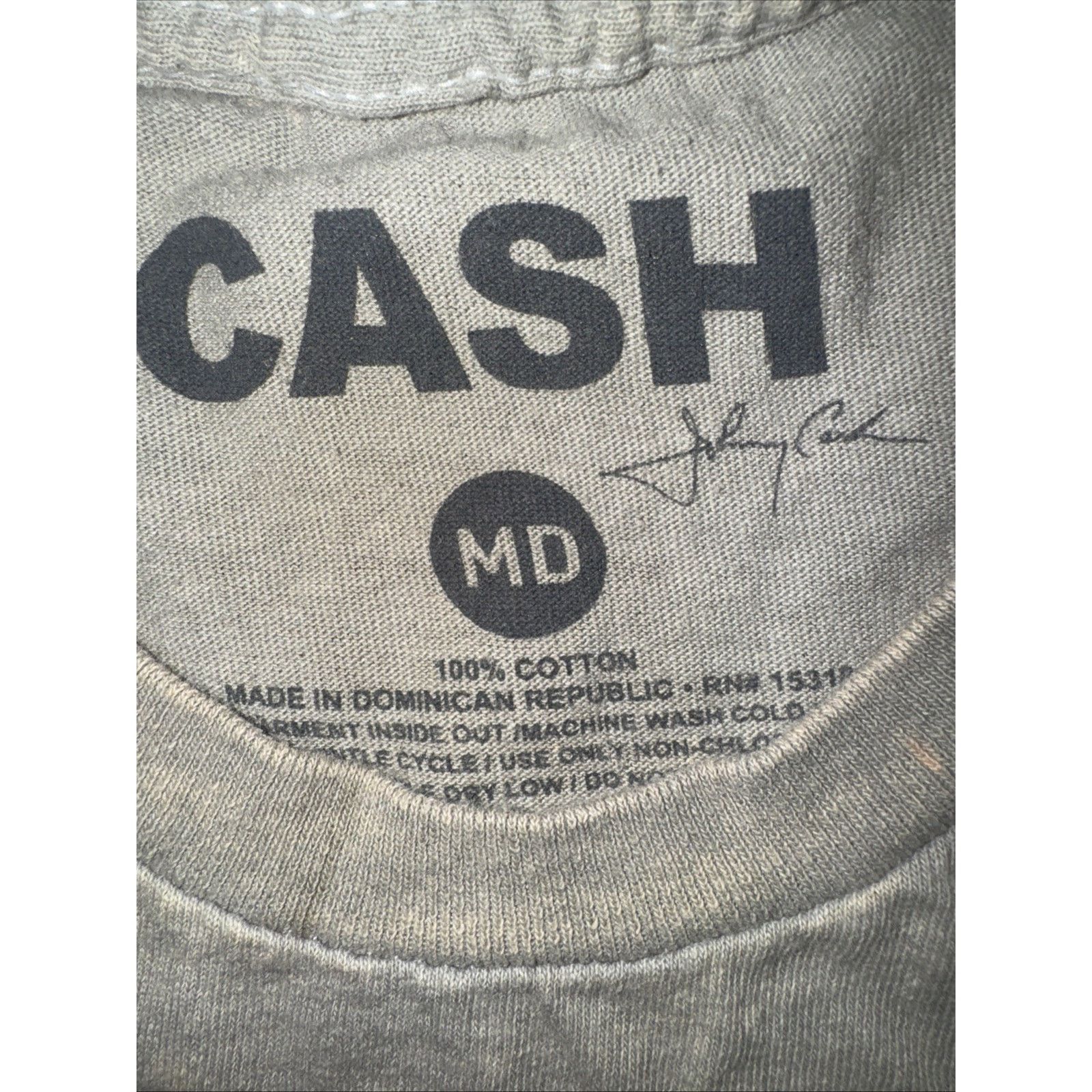 Band Tees × Vintage Johnny Cash Ring of Fire Nashville Tennessee T-Shirt Gray M Size US M / EU 48-50 / 2 - 4 Thumbnail