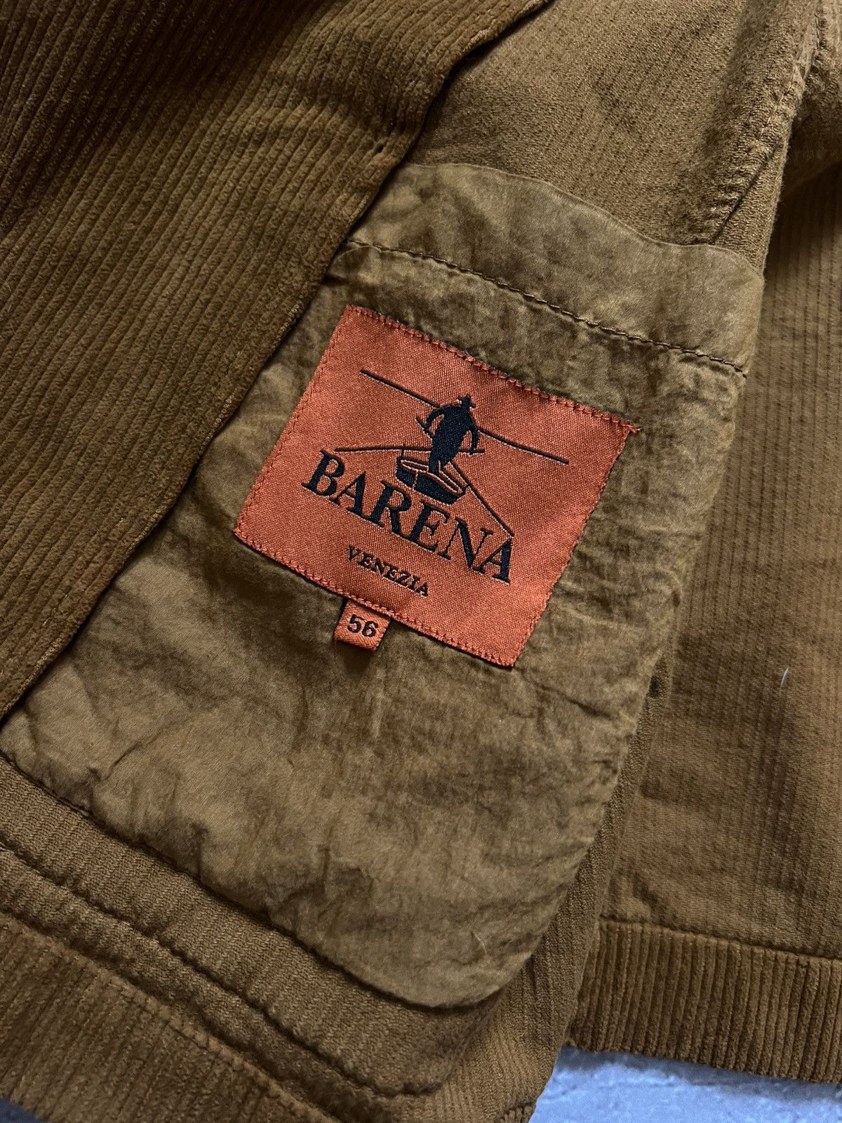 Barena BARENA Blazer Brown Corduroy Tailored Jacket Size 54 Size 44R - 13 Thumbnail