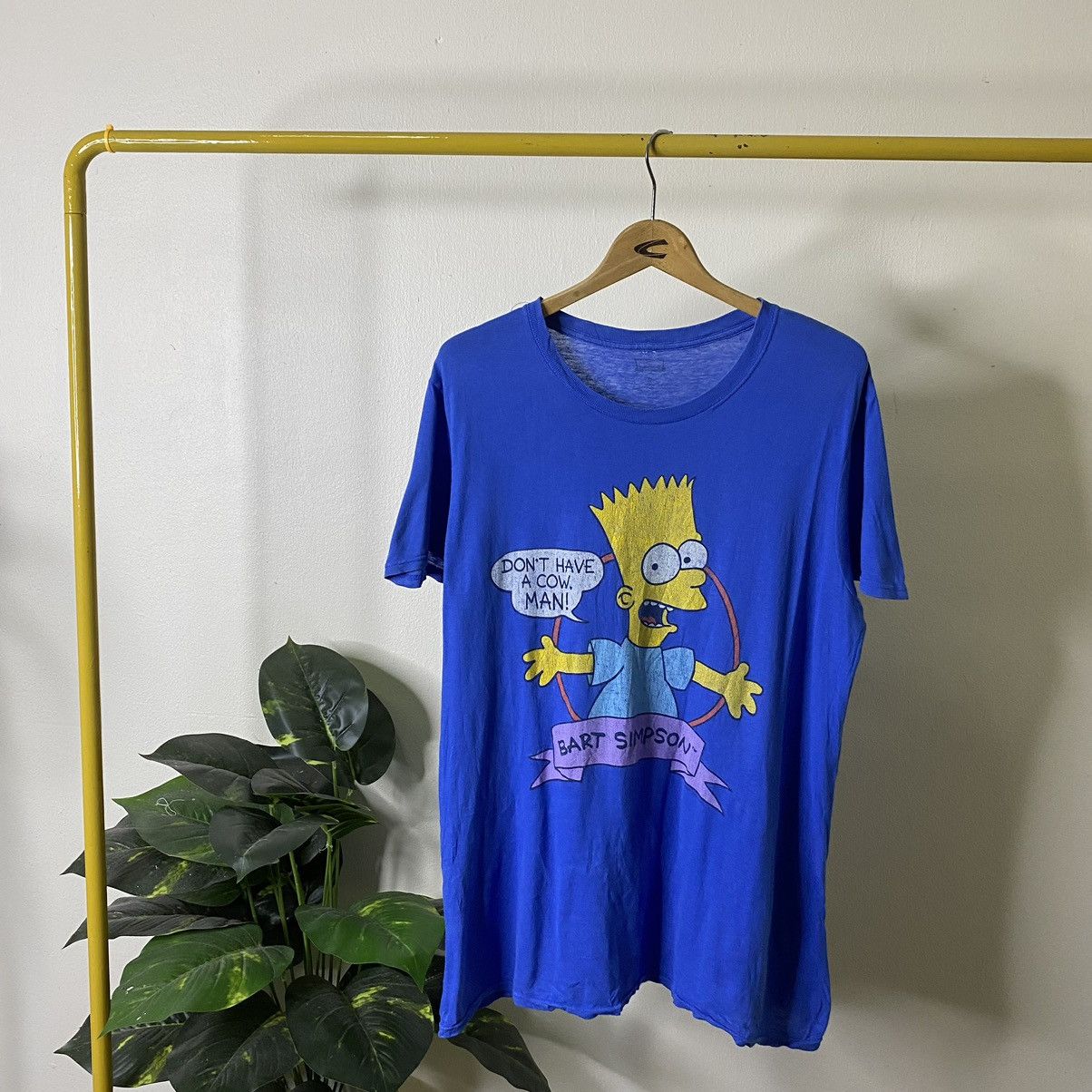 The Simpsons Vintage Y2K Bart Simpson Dont Have A Cow Man Size US M / EU 48-50 / 2 - 1 Thumbnail
