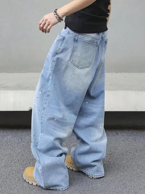 Japanese Brand × Vintage DRIP BAGGY vintage Y2K denim jeans pants Size US 31 - 2 Thumbnail