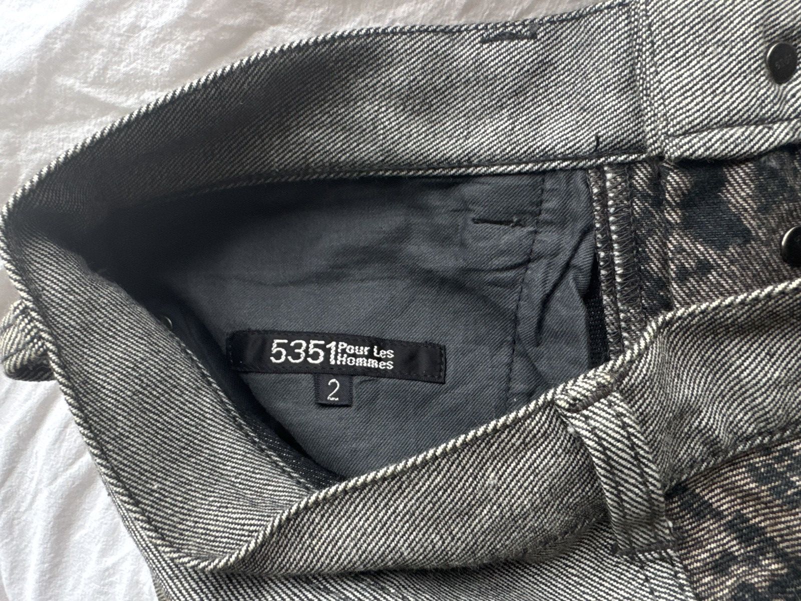 5351 POUR LES HOMMES Rare 5351 Python Jeans Size US 32 / EU 48 - 8 Thumbnail