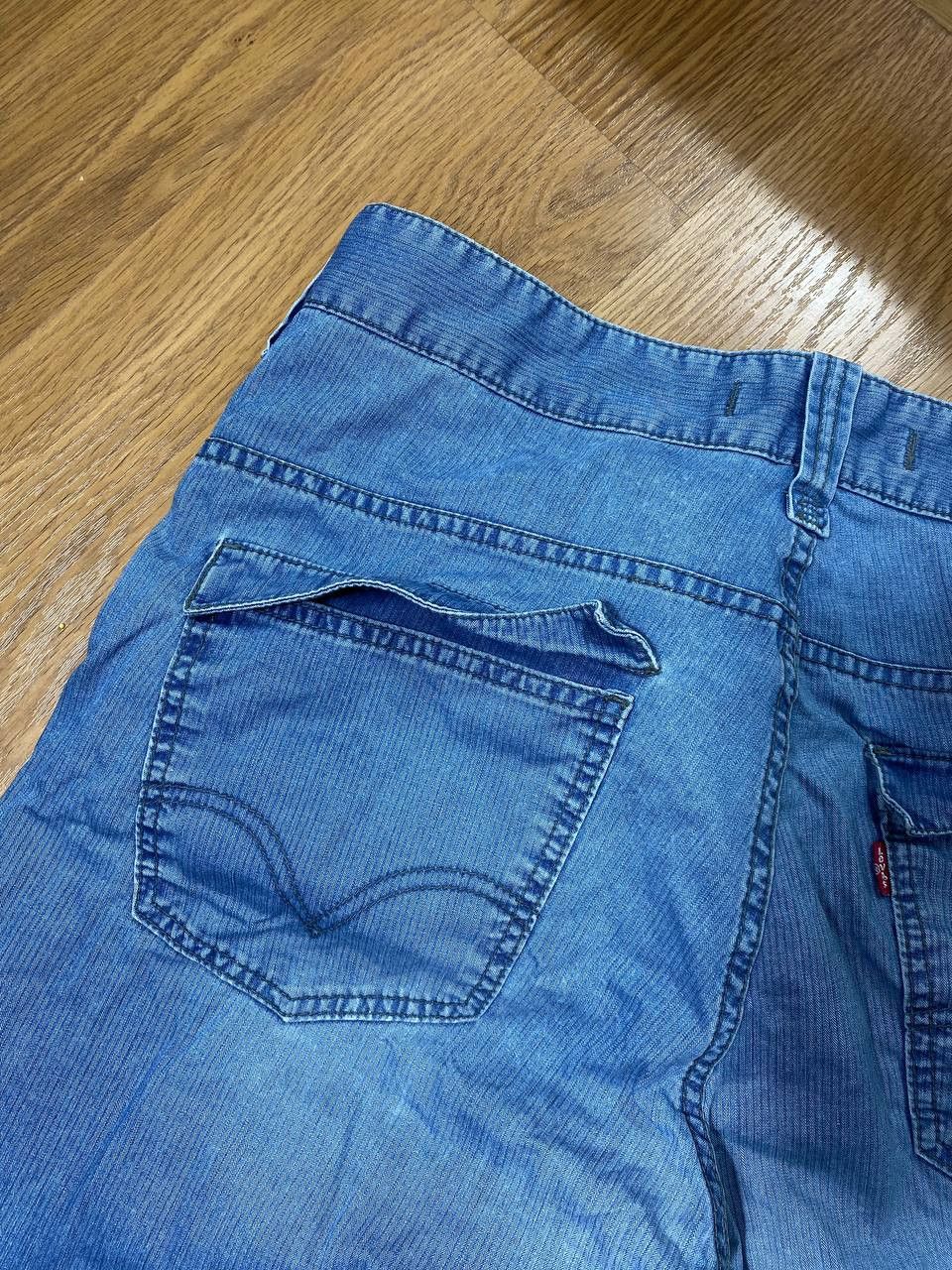 Japanese Brand × Levi's Crazy Crash Dirty Baggy Faded Jean Japan Avant Garde Style Size US 34 / EU 50 - 6 Thumbnail