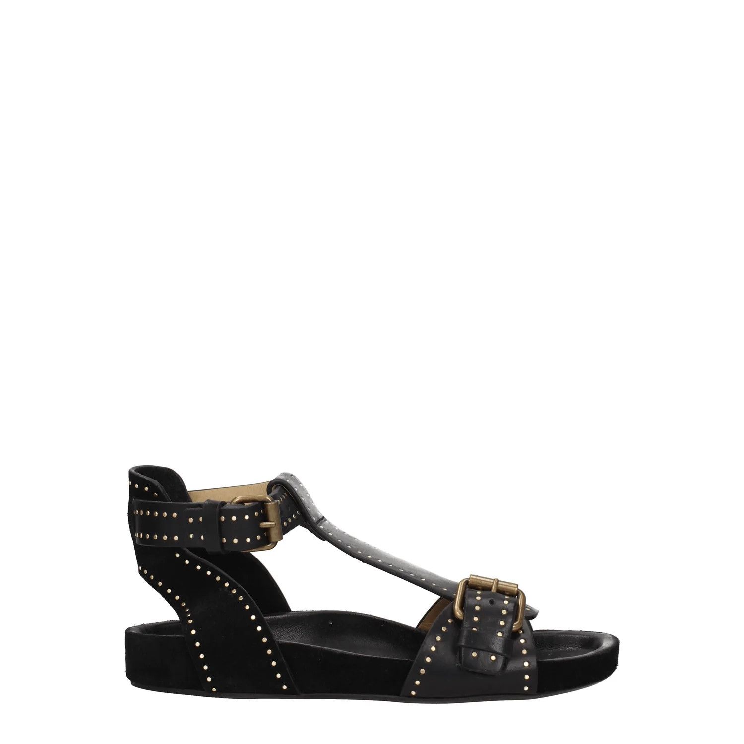 Isabel Marant ob1o1e1124 Leather Sandals in Black Size US 6 / IT 36 - 1 Thumbnail