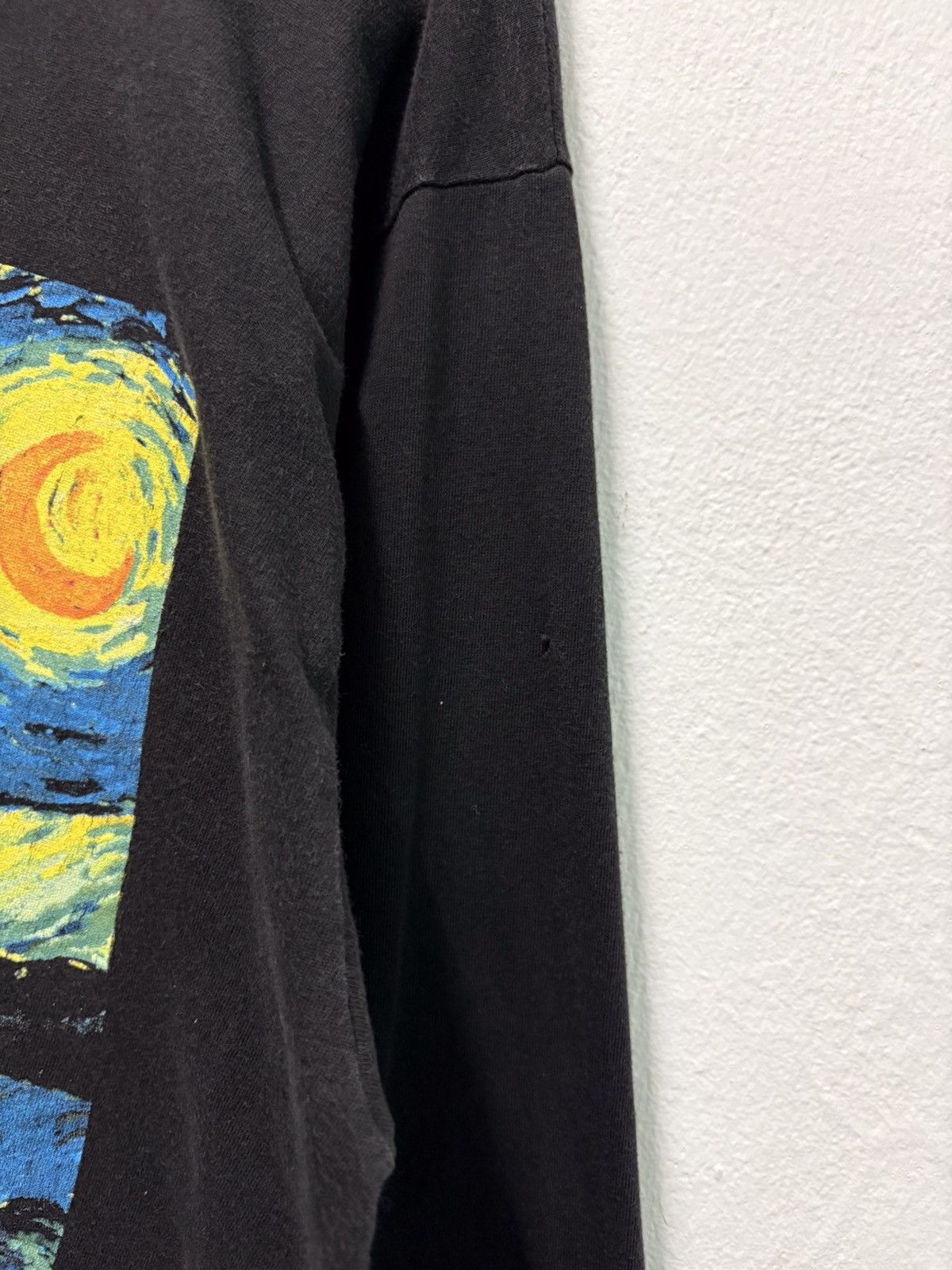 Vintage Rare ! Vintage 90's Van Gogh - The Starry Night L/S T-Shirt Size US M / EU 48-50 / 2 - 7 Thumbnail