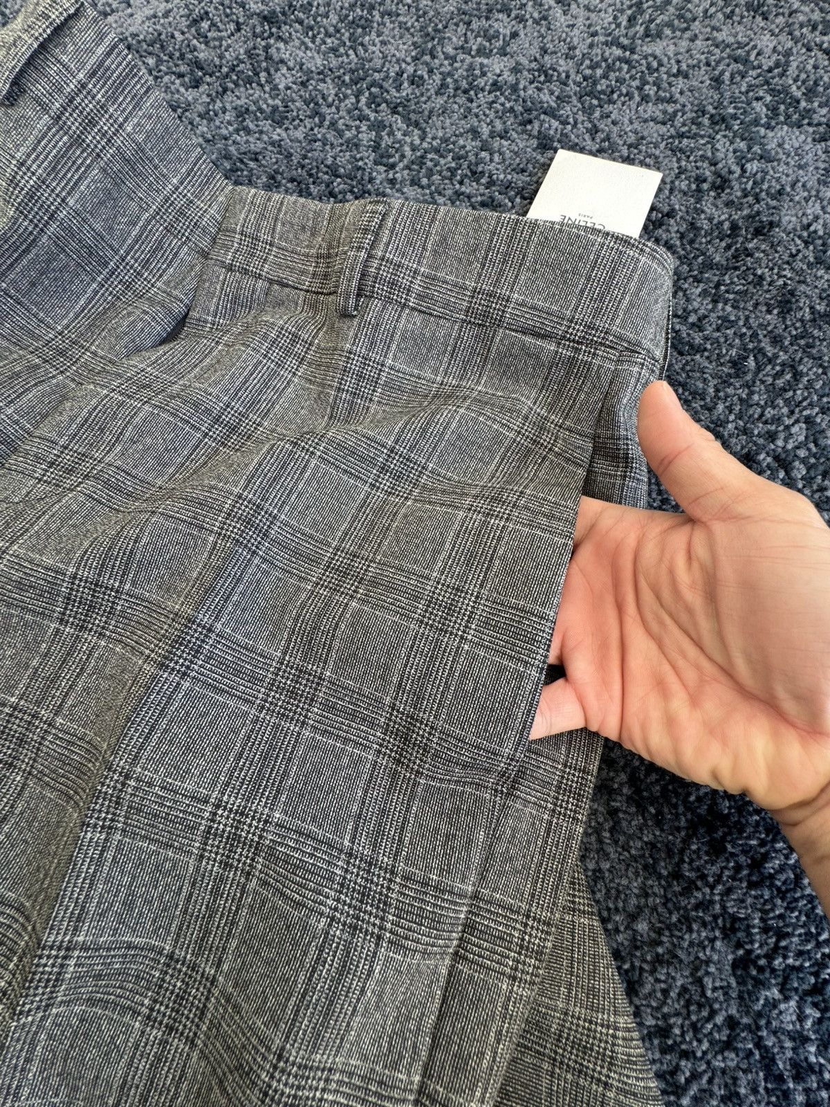 Celine × Hedi Slimane FW23 Prince Of Wales Straight Pants sz46/48/50/52/54 Size 50S - 4 Thumbnail
