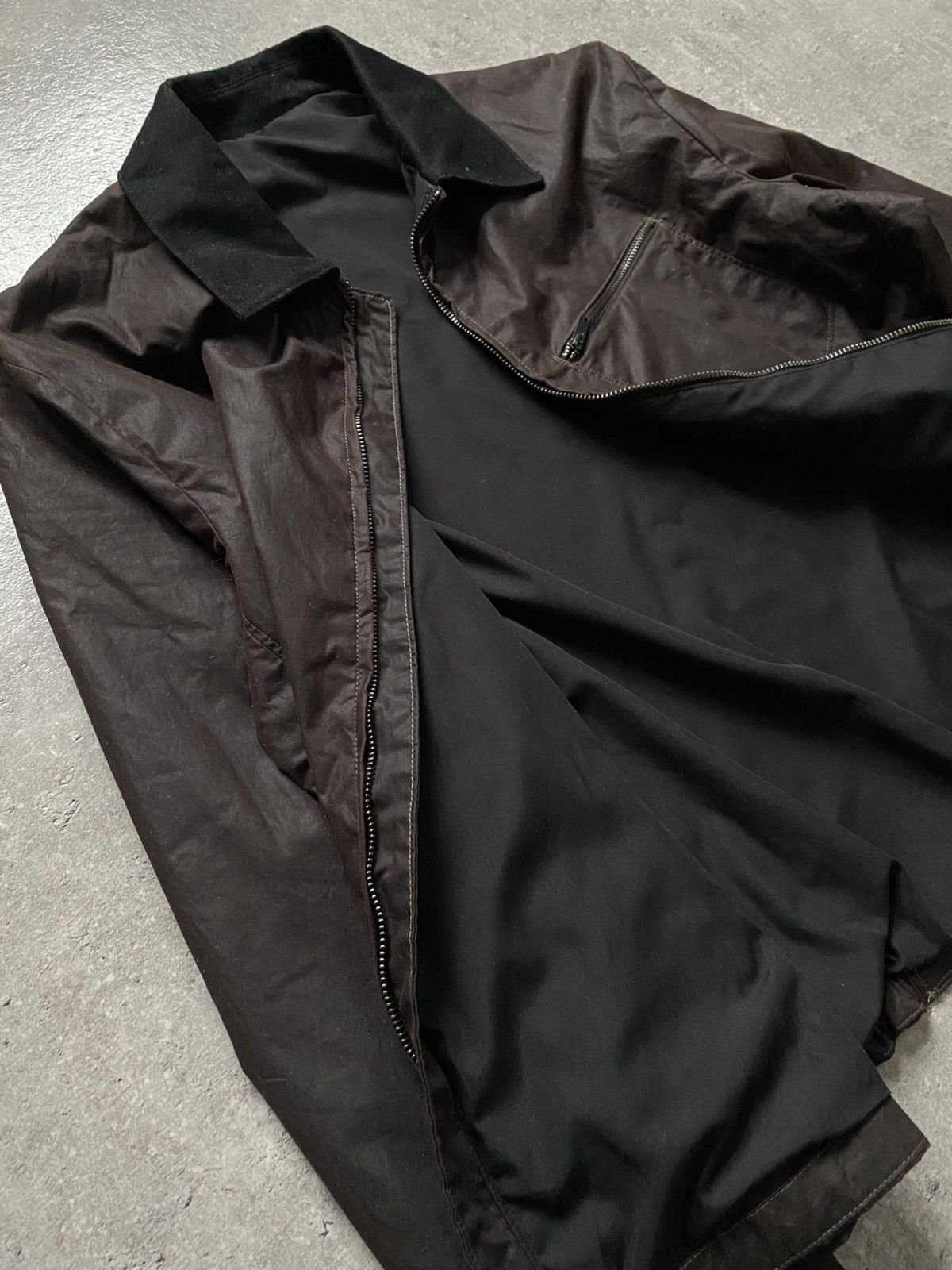 Unsound Rags Vintage Brown Waxed Casual Utility Jacket Size US S / EU 44-46 / 1 - 4 Thumbnail