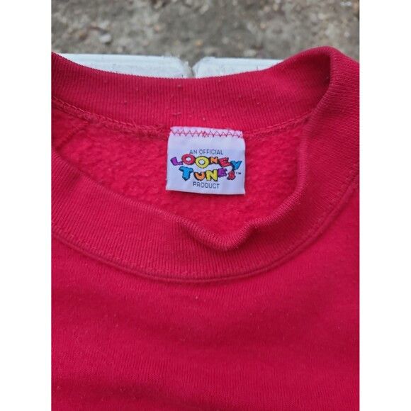 Warner Bros Vtg Tweety Bird Looney Tunes Crewneck Sweatshirt Freeze 1996 Size US XXL / EU 58 / 5 - 6 Thumbnail