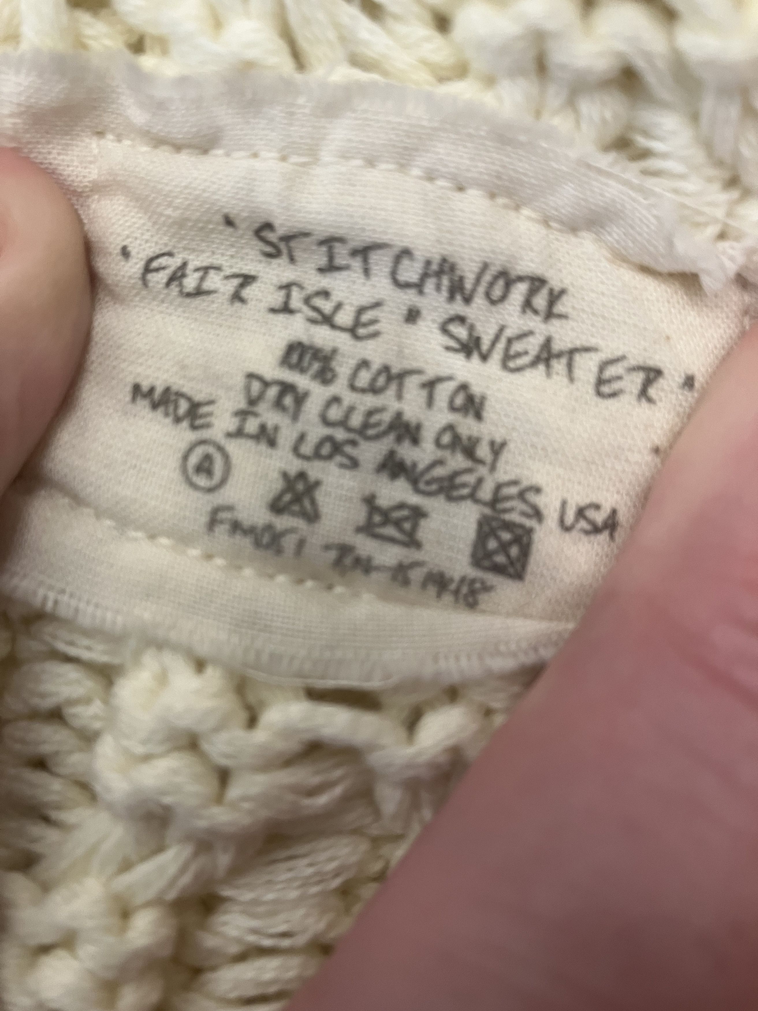 Greg Lauren $2000 NWT Greg Lauren Stitchwork Fair Isle Sweater Small Size US S / EU 44-46 / 1 - 7 Thumbnail