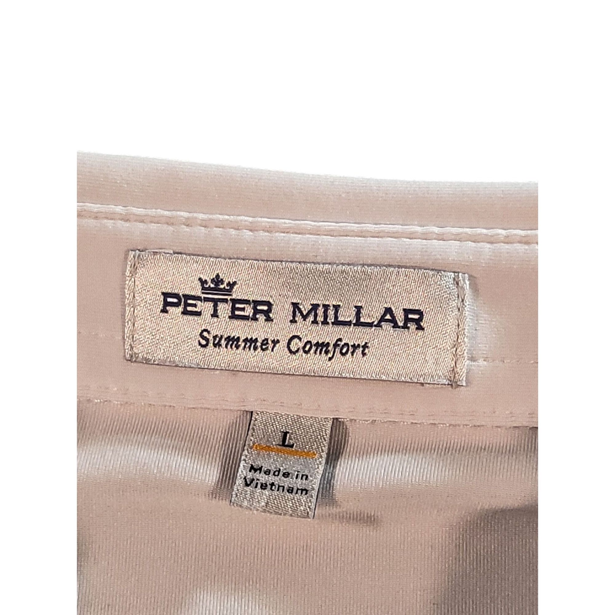 Peter Millar Peter Millar Summer Comfort Polo Men Sz L Striped Buffalo Cu Size US L / EU 52-54 / 3 - 6 Thumbnail