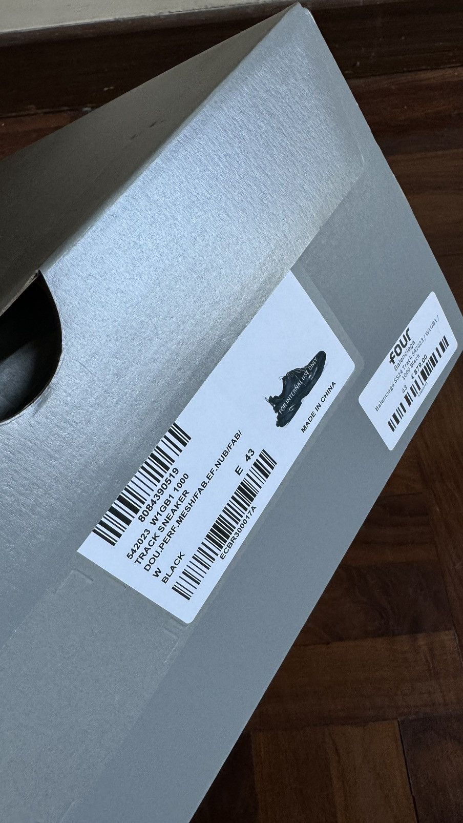 Balenciaga Balenciaga Black Track 1.0 Size US 10 / EU 43 - 4 Thumbnail