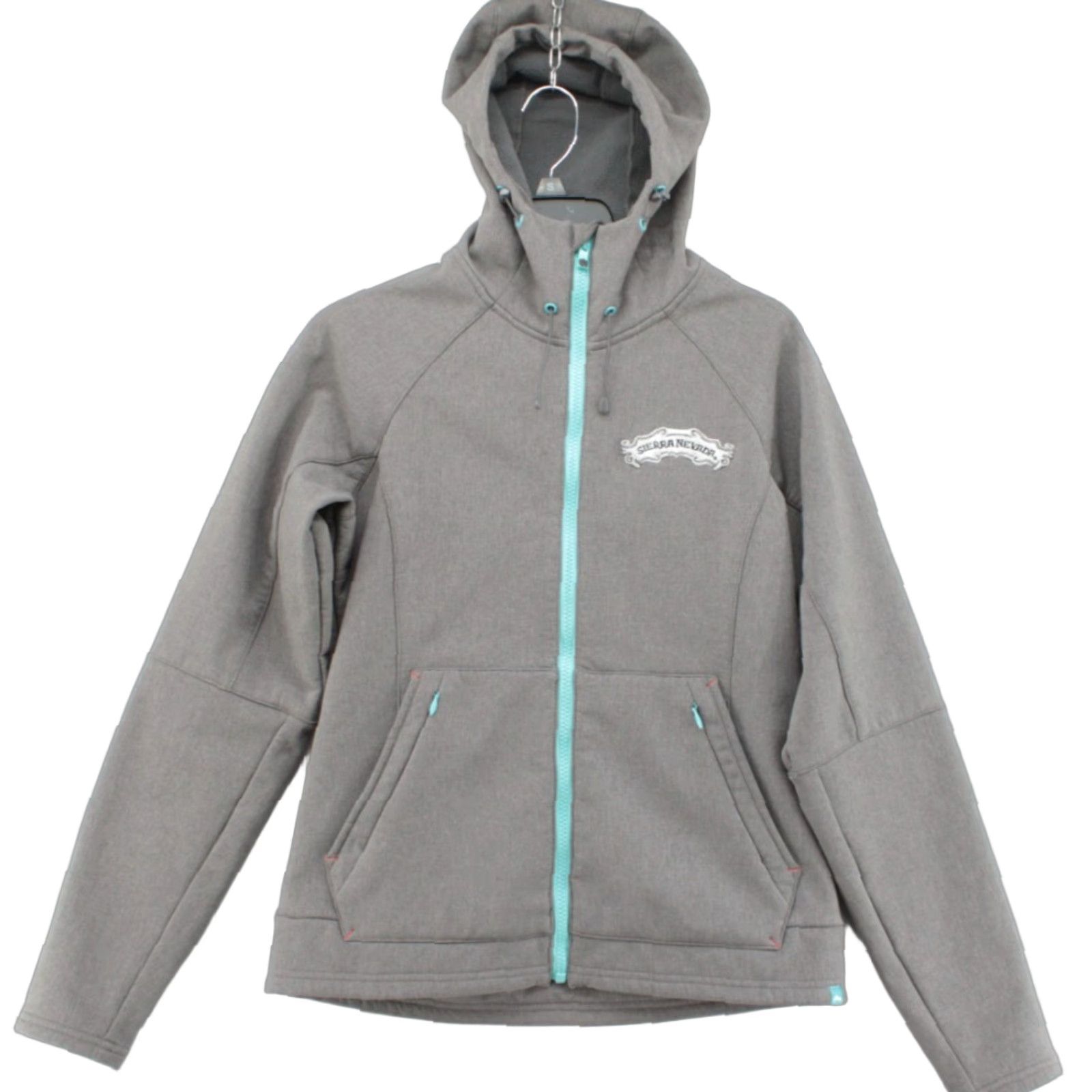 Vintage Simms Rogue Fleece Hoodie Full Zip Jacket Softshell Gray Women's Small ISO Size S / US 4 / IT 40 - 1 Thumbnail