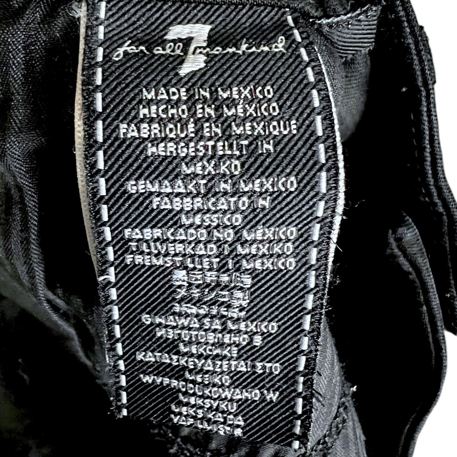 7 For All Mankind 7 For All Mankind b(air) Women's 27x27 Distressed Black Size 27" / US 4 / IT 40 - 8 Thumbnail