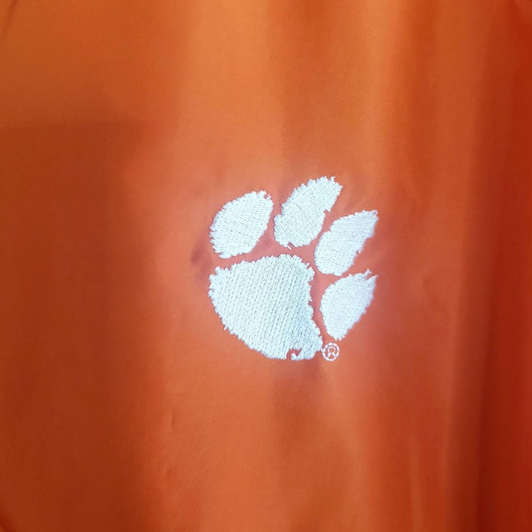 Nike Nike Team Clemson Tigers Windbreaker Jacket Men L Orange Full Zip DriFit Size US L / EU 52-54 / 3 - 7 Thumbnail