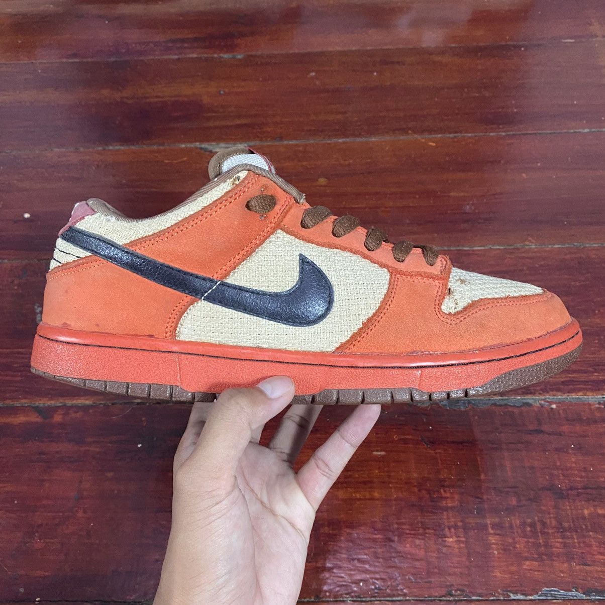 Nike SB Dunk Low Un Hemp 2009 Size US 8 / EU 41 - 2 Thumbnail