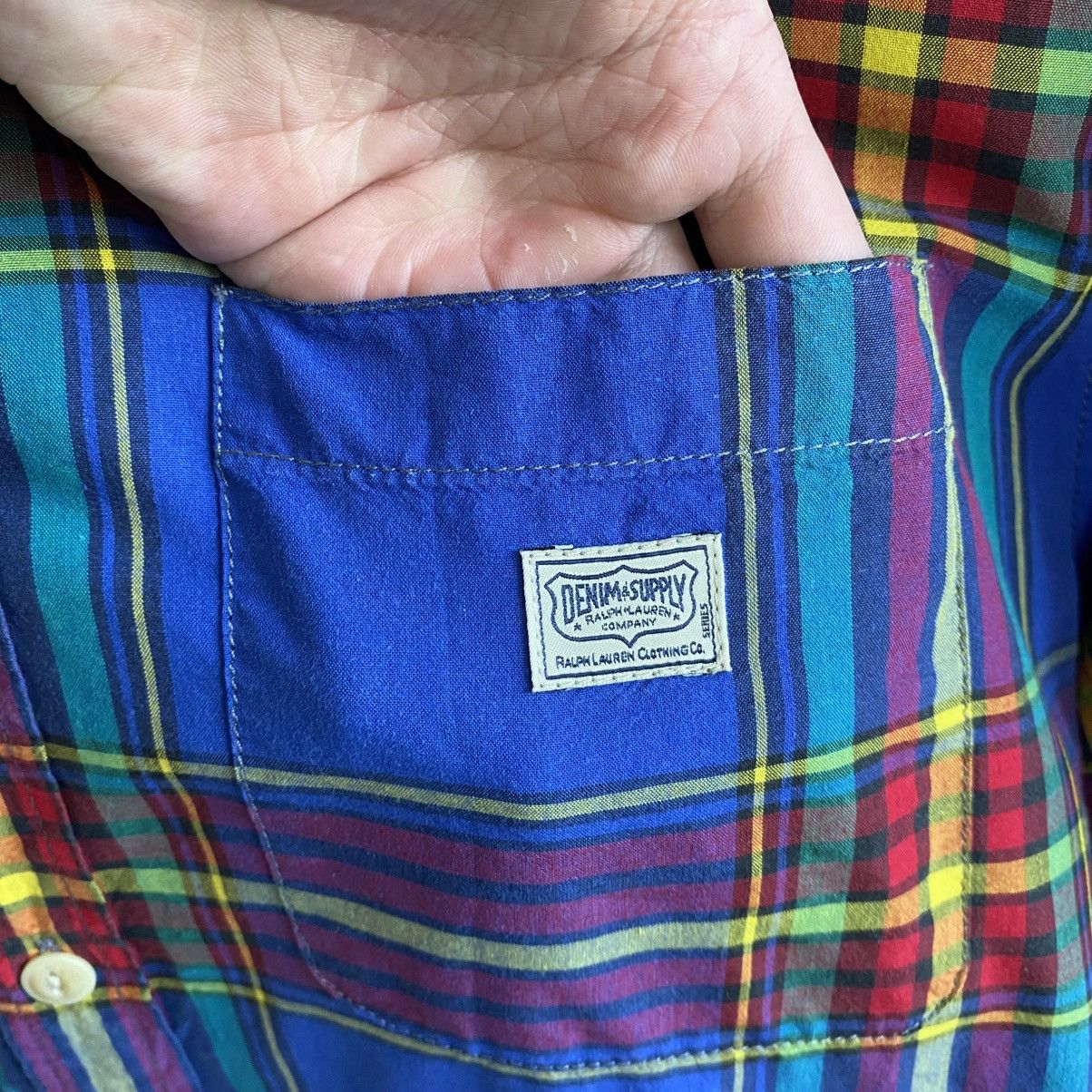 Denim & Supply Ralph Lauren Luxury Denim and Supply Ralph Lauren small logo y2k shirt Size US L / EU 52-54 / 3 - 3 Thumbnail