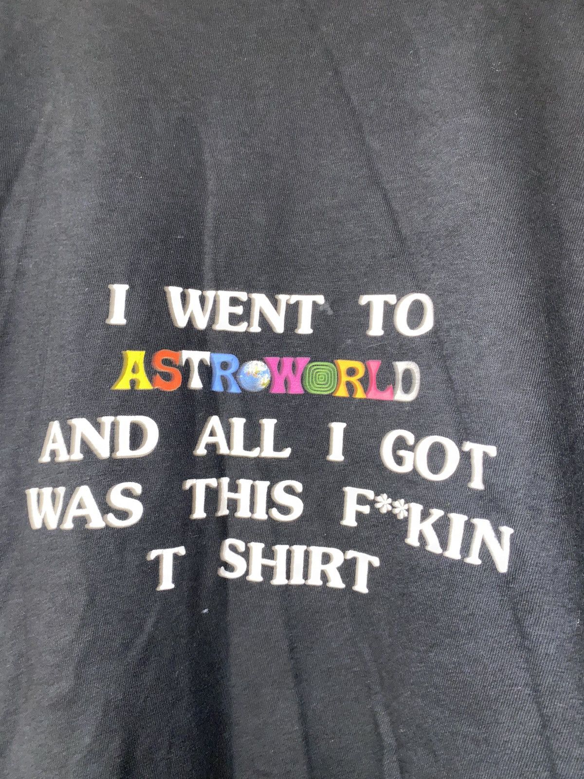 Travis Scott I went to astroworld t shirt Size US M / EU 48-50 / 2 - 2 Thumbnail