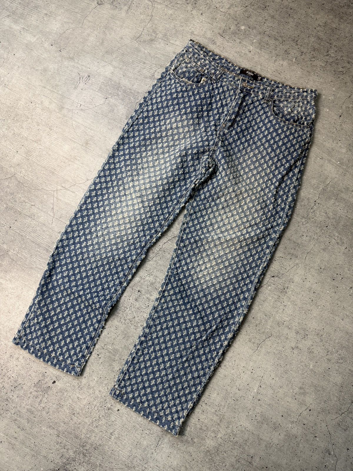 Jaded London Jeans Jaded London Distressed Denim Japanese Blue 34 Size US 34 / EU 50 - 3 Thumbnail