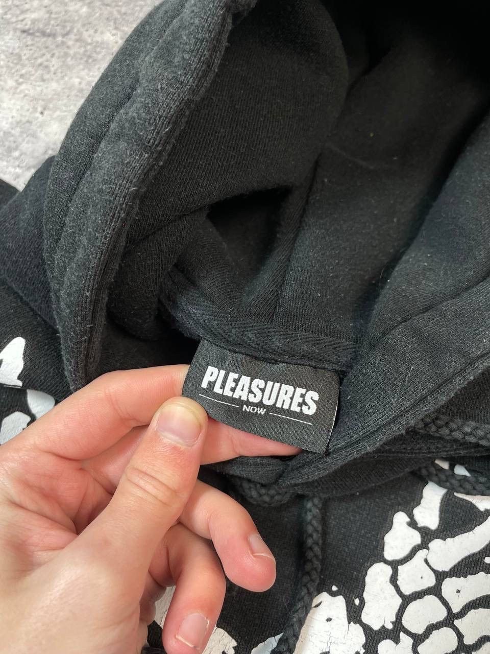 Pleasures Vintage Pleasures Dont Care Skeleton Baggy Hoodie Y2K Size US L / EU 52-54 / 3 - 5 Thumbnail