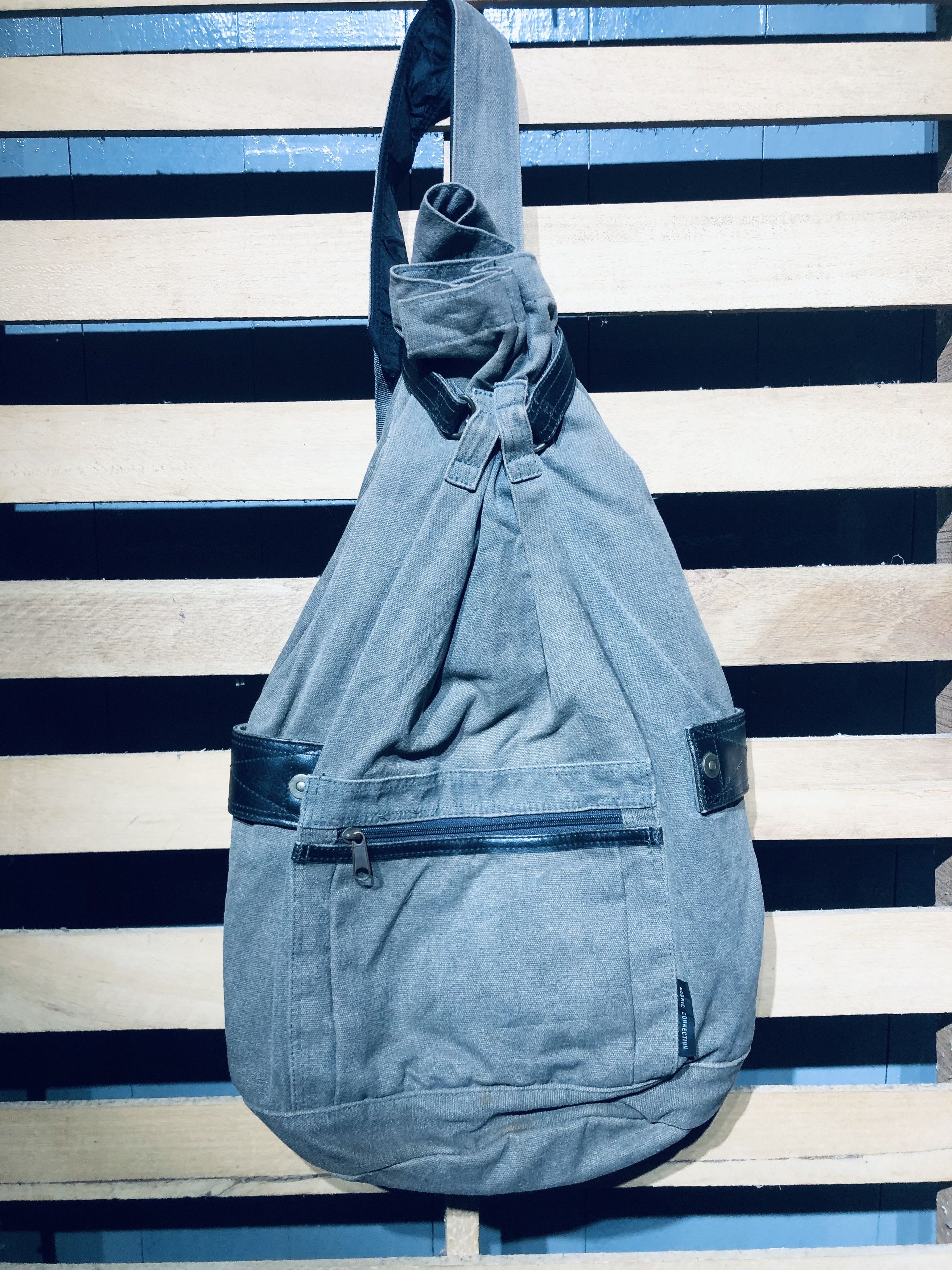 Fashion Victim × Japanese Brand Japanese Fabric Connection Style Crossline Body Bag Size ONE SIZE - 1 Thumbnail