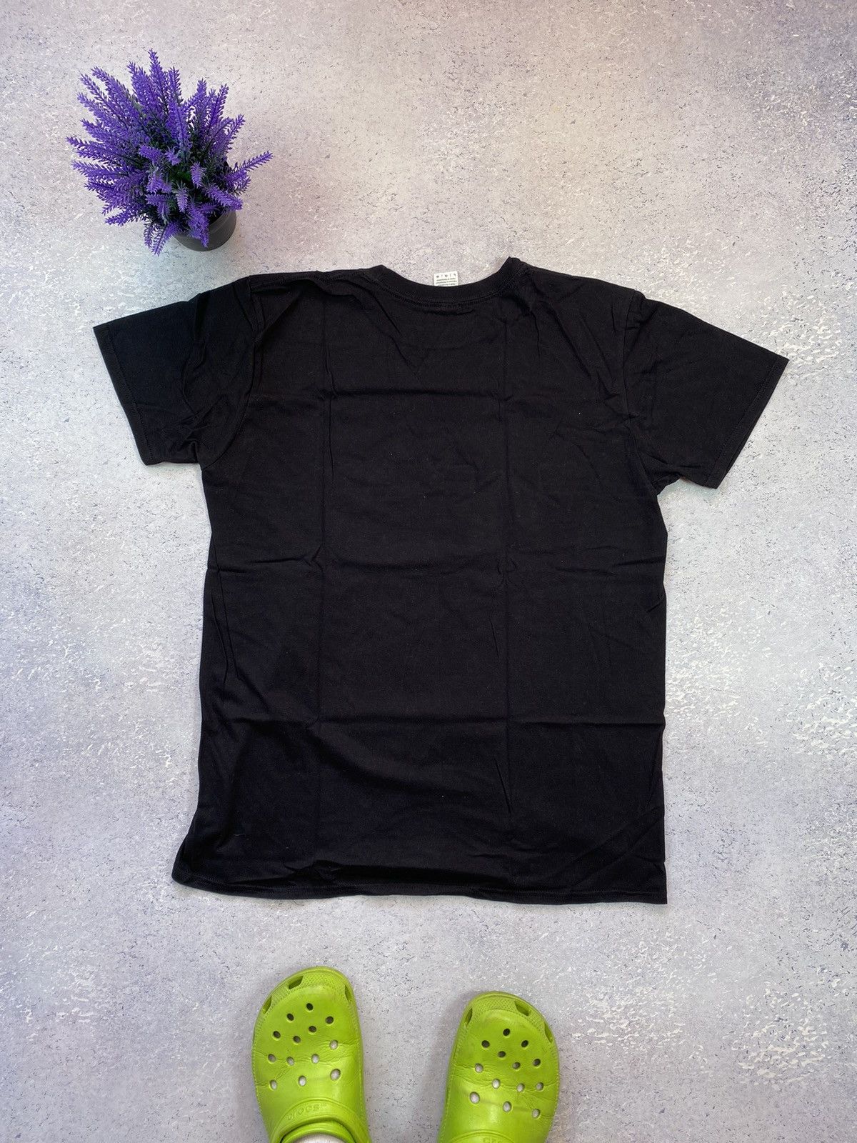 Designer Mohamed Ali Black Men’s T-shirt With Big Centre Logo Large Size US L / EU 52-54 / 3 - 5 Thumbnail