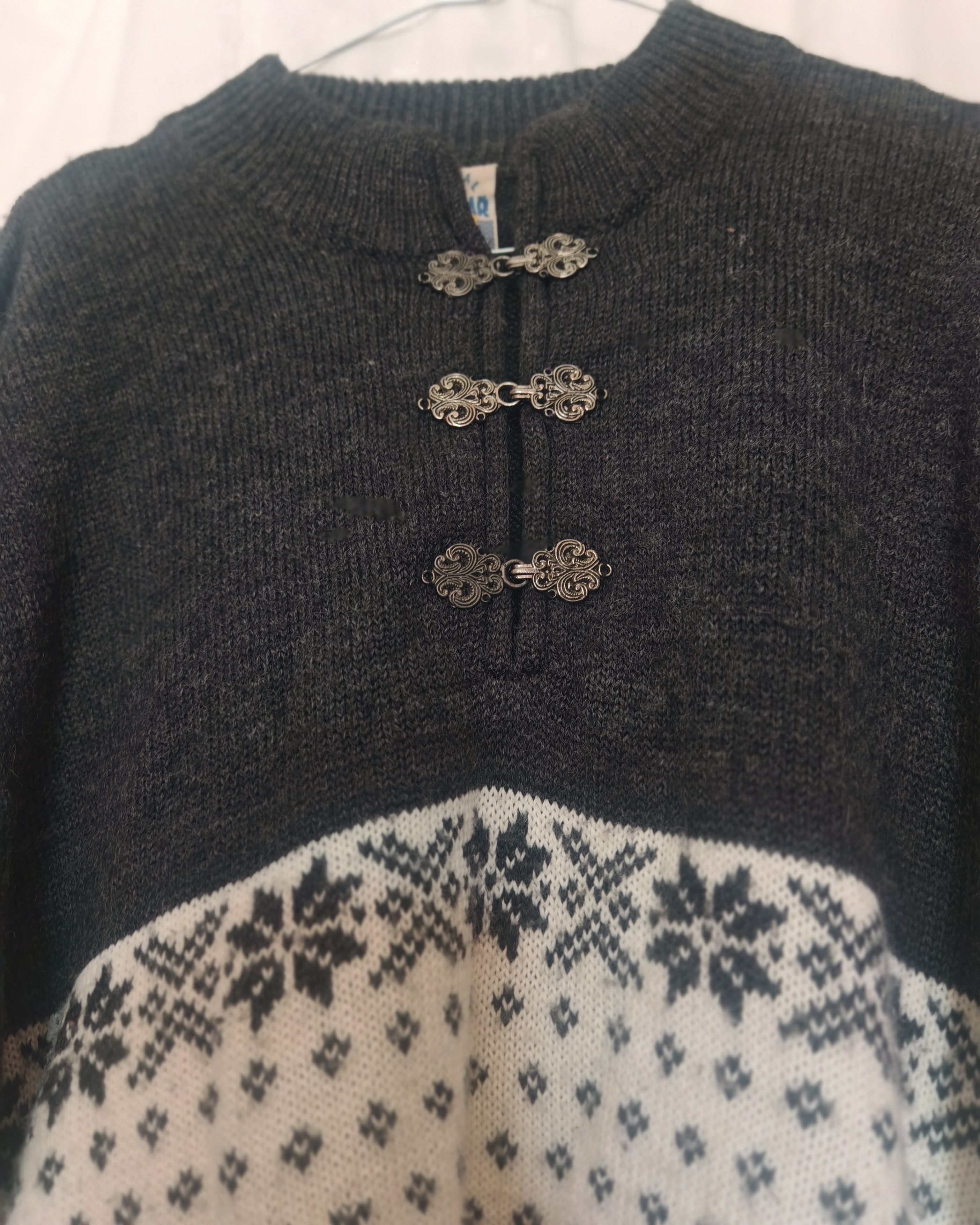 Other VTG Nordic Men's Sweater Jumper Unique Winter Pattern Size US M / EU 48-50 / 2 - 2 Thumbnail
