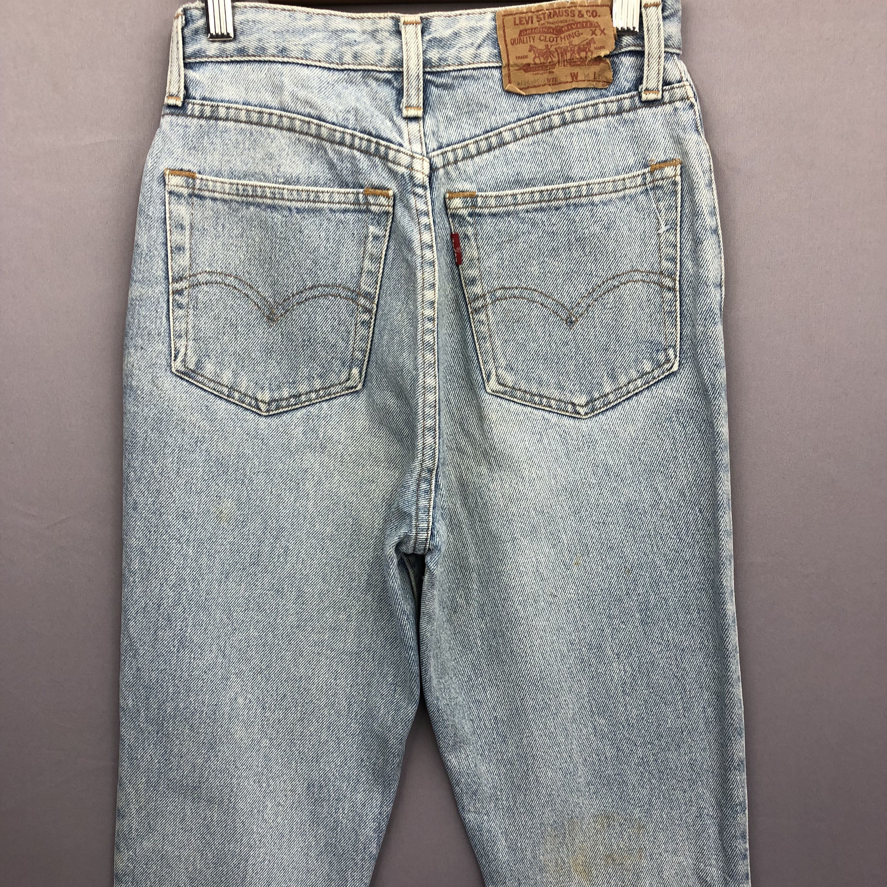 Levi's Vintage Levi's 606 Light Wash Jeans Levis Sun Faded Denim Size 24" / US 00 / IT 34 - 4 Thumbnail