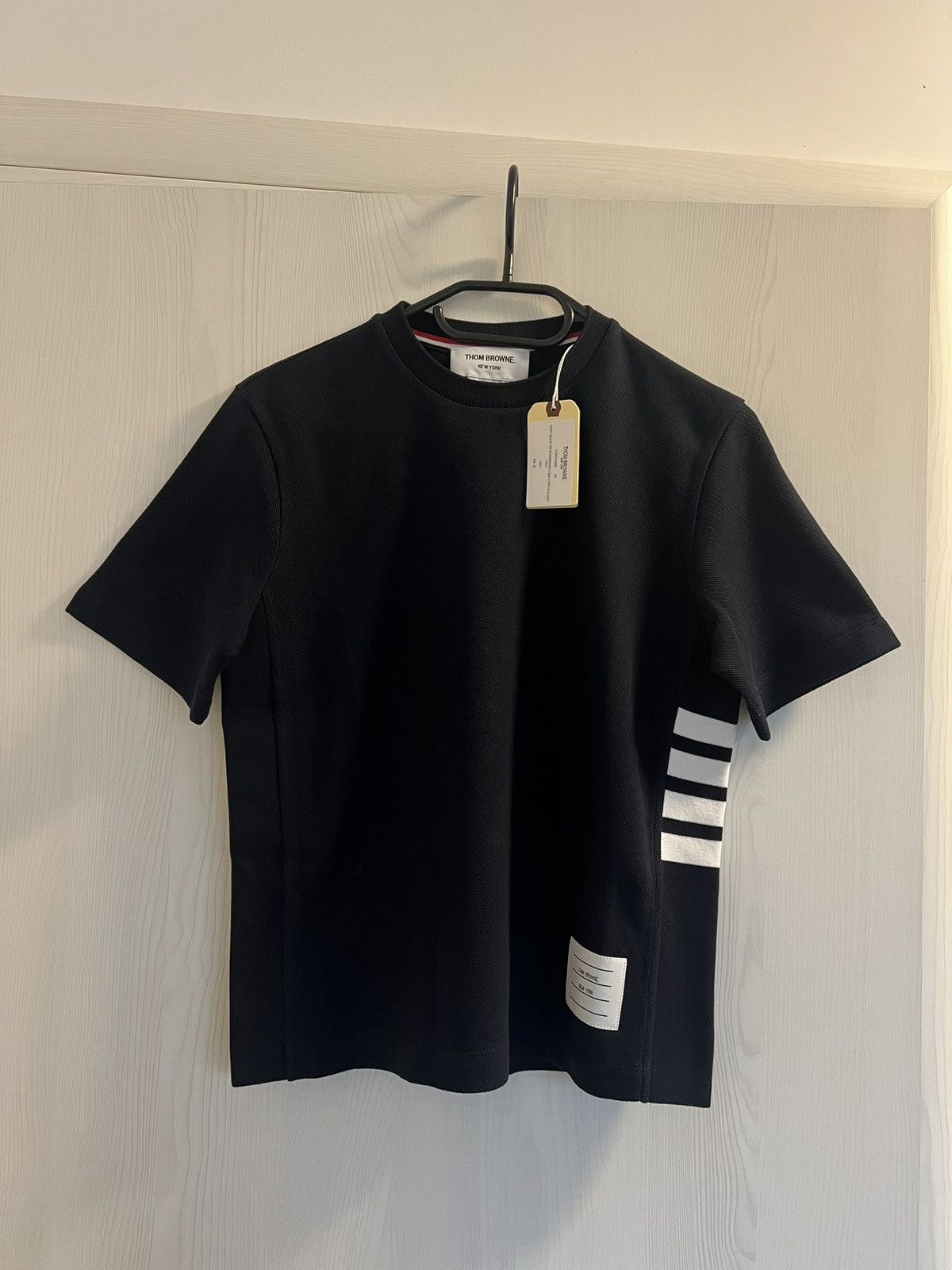 Thom Browne Short Sleeve Tee 4 Bar Stripe Size XS / US 0-2 / IT 36-38 - 5 Thumbnail