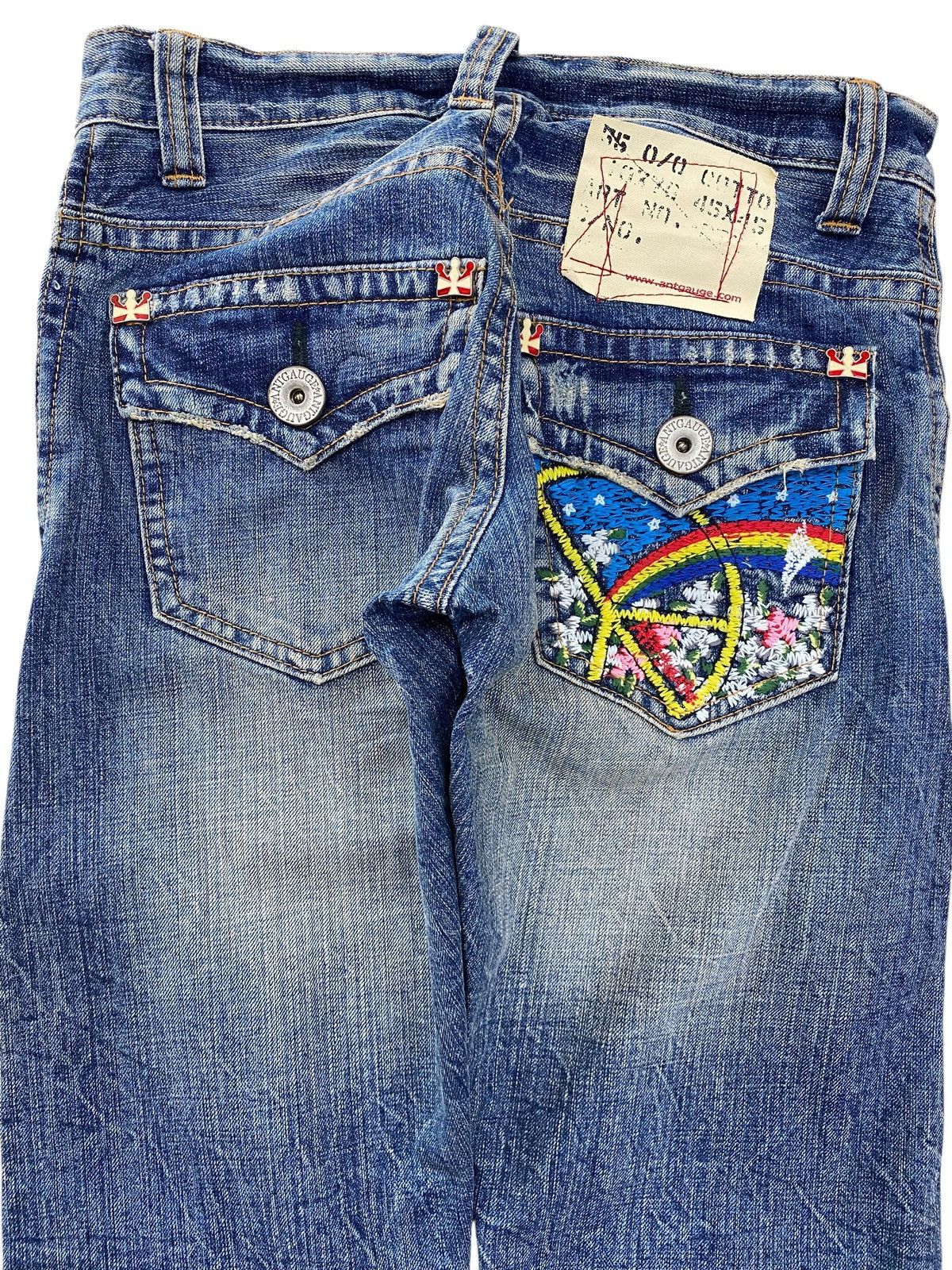 Japanese Brand Japanese Brand Distressed Style Skinny Leg Jeans Size US 29 - 4 Thumbnail