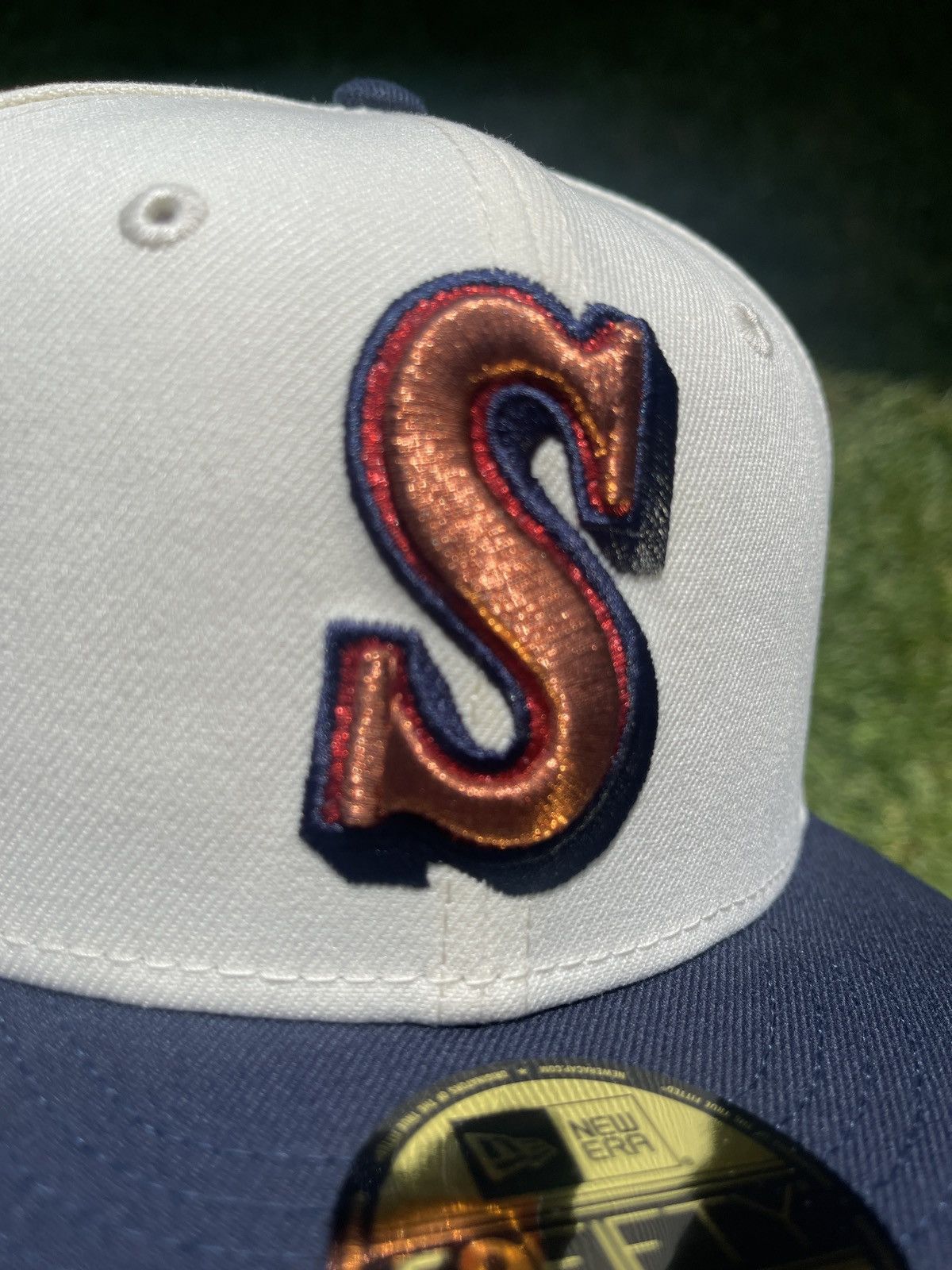 Hat Club × New Era 7 1/8 Seattle Mariners White Dome Fitted Size ONE SIZE - 4 Thumbnail