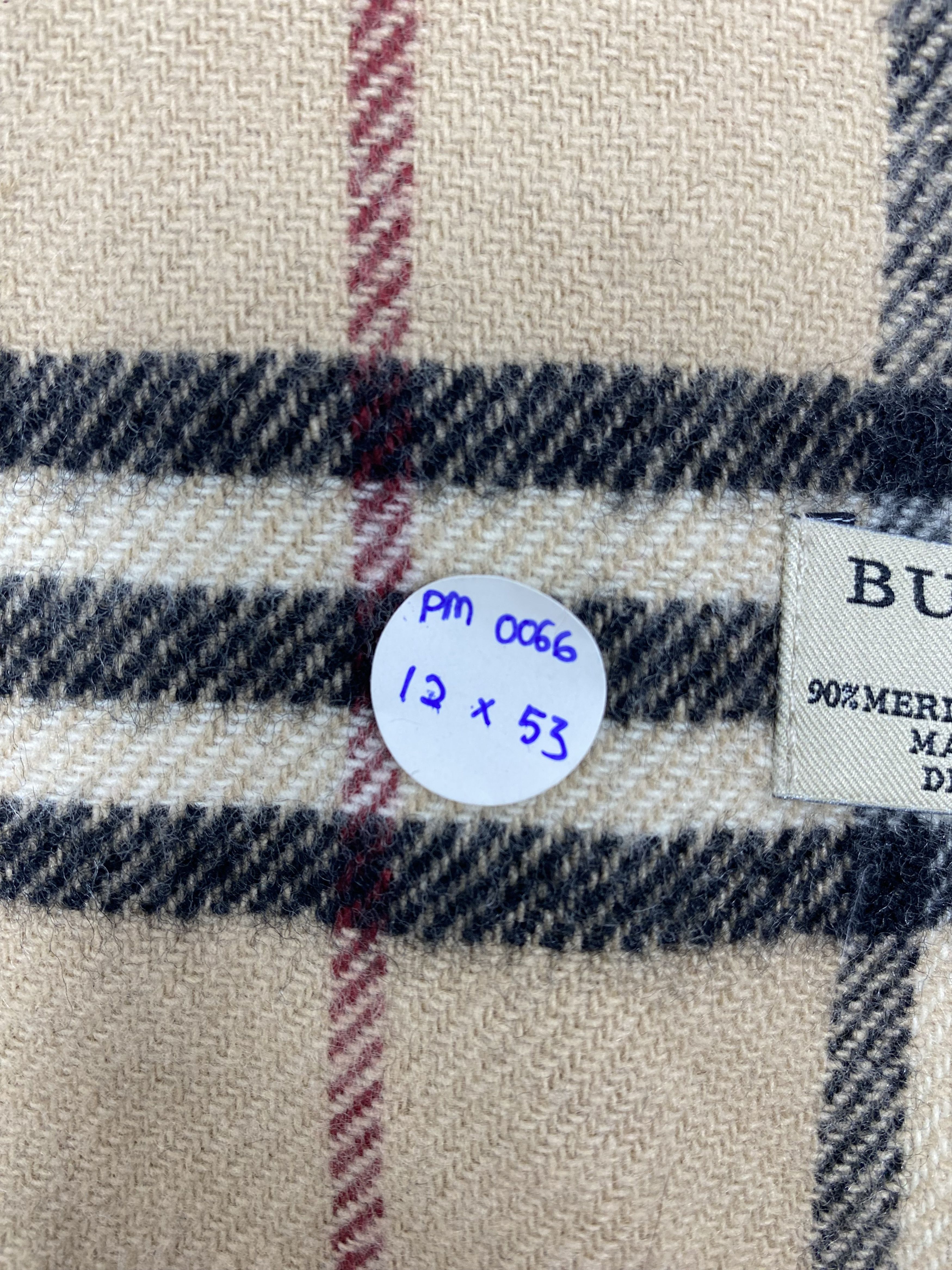 Burberry Vintage Burberry Scarf / Muffler Neckwear PM0066 Size ONE SIZE - 8 Thumbnail